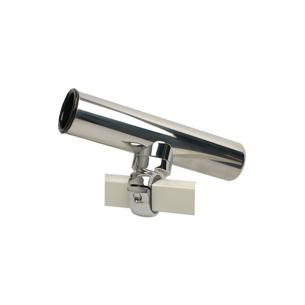 Ce Smith Pontoon Square Rail Adjustable Clamp-On Rod Holder