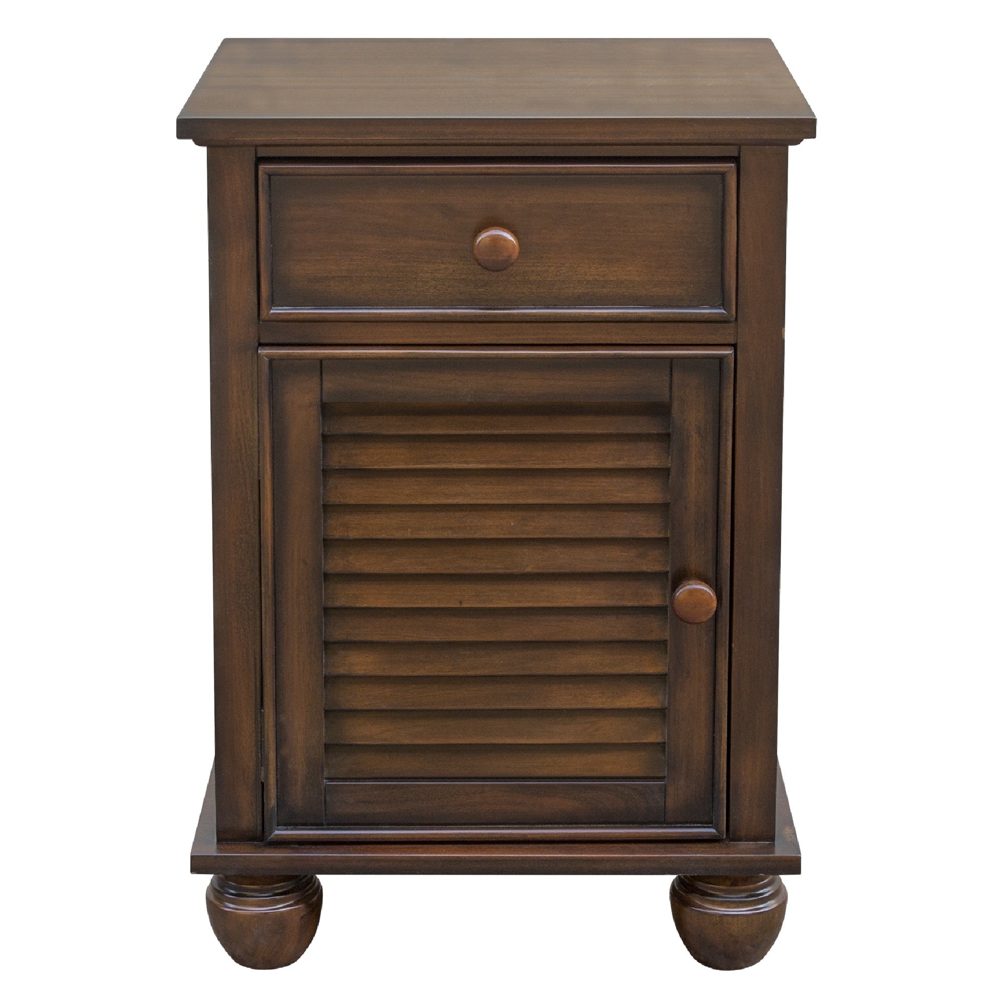 Sunset Trading Bahama Shutter Wood Nightstand