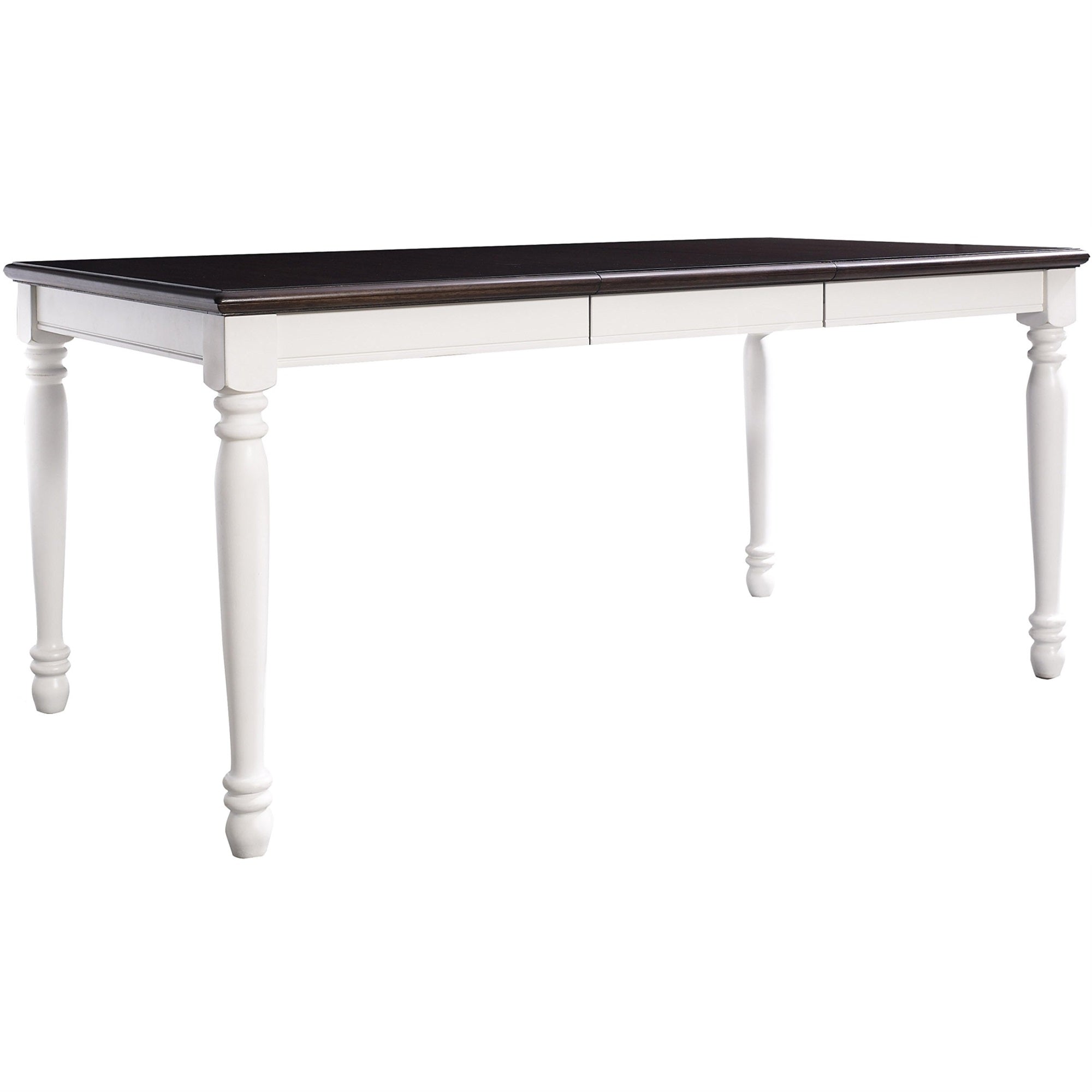 Casafoyer Furniture Shelby Traditional Wood Dining Room Table, Kitchen Tables, Distressed White