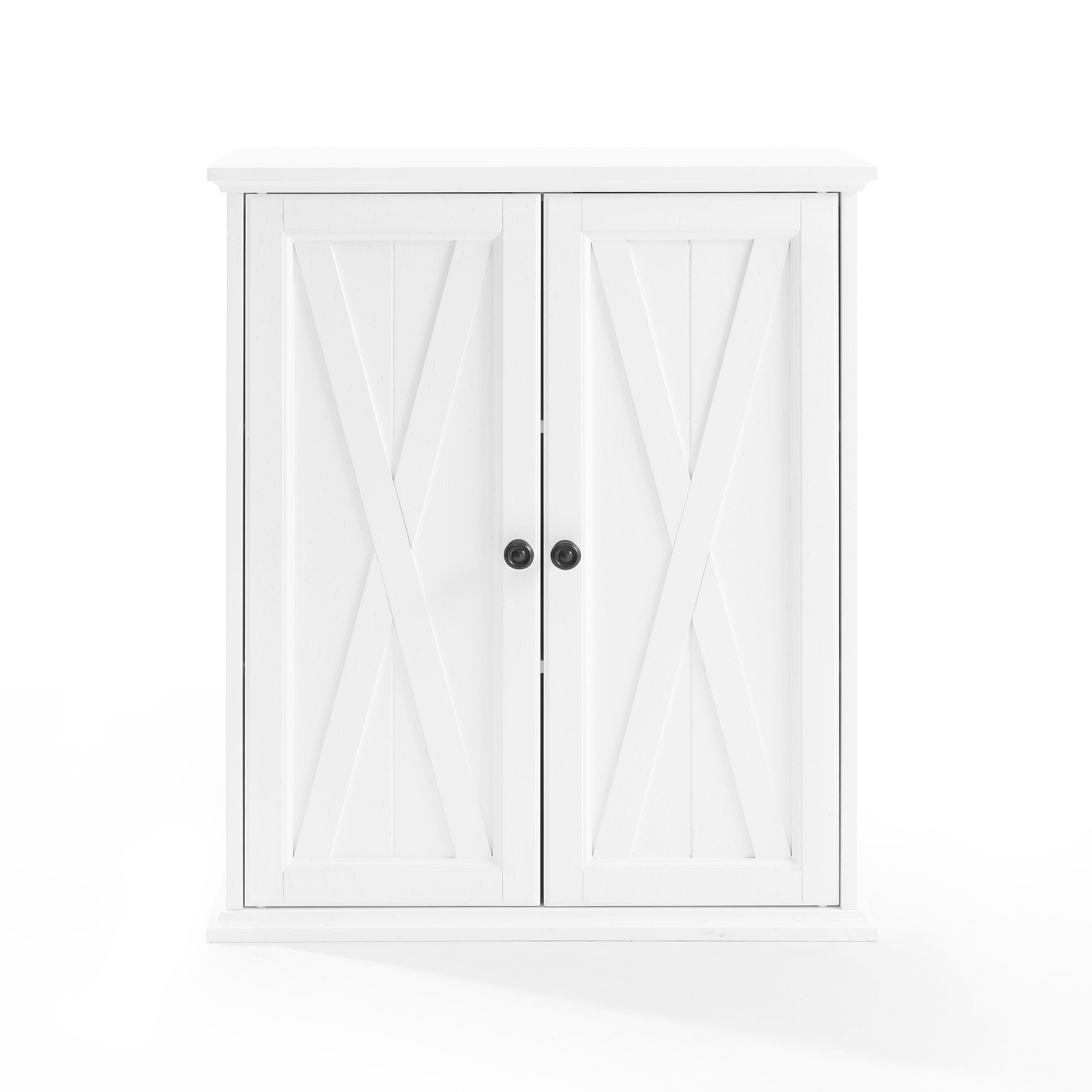 Clifton Stackable Pantry - Elegant X-Patterned Doors, Adjustable Shelves, Double Storage Capacity - Ideal For Kitchen, Utility Room, Or Laundry Area