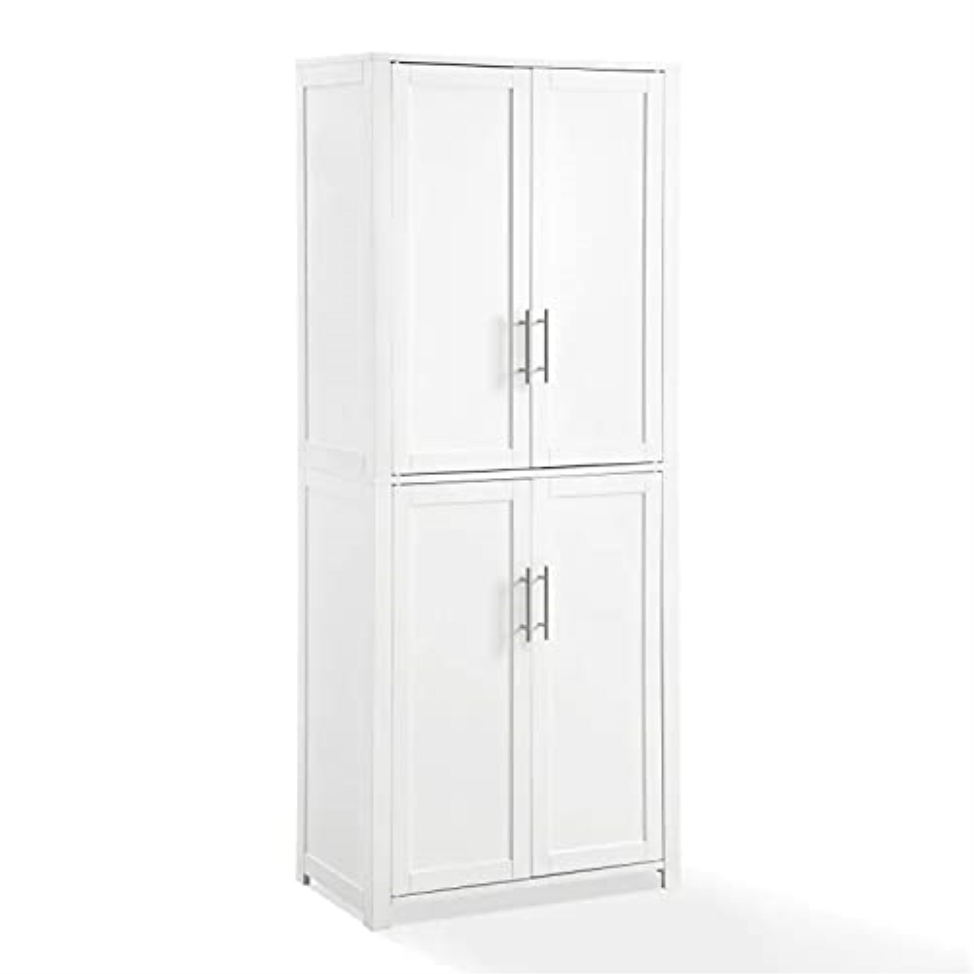 Ergode Cf3115-Wh Savannah Tall Pantry - Ample Storage, Adjustable Shelves, White Design, Shaker-Style Doors
