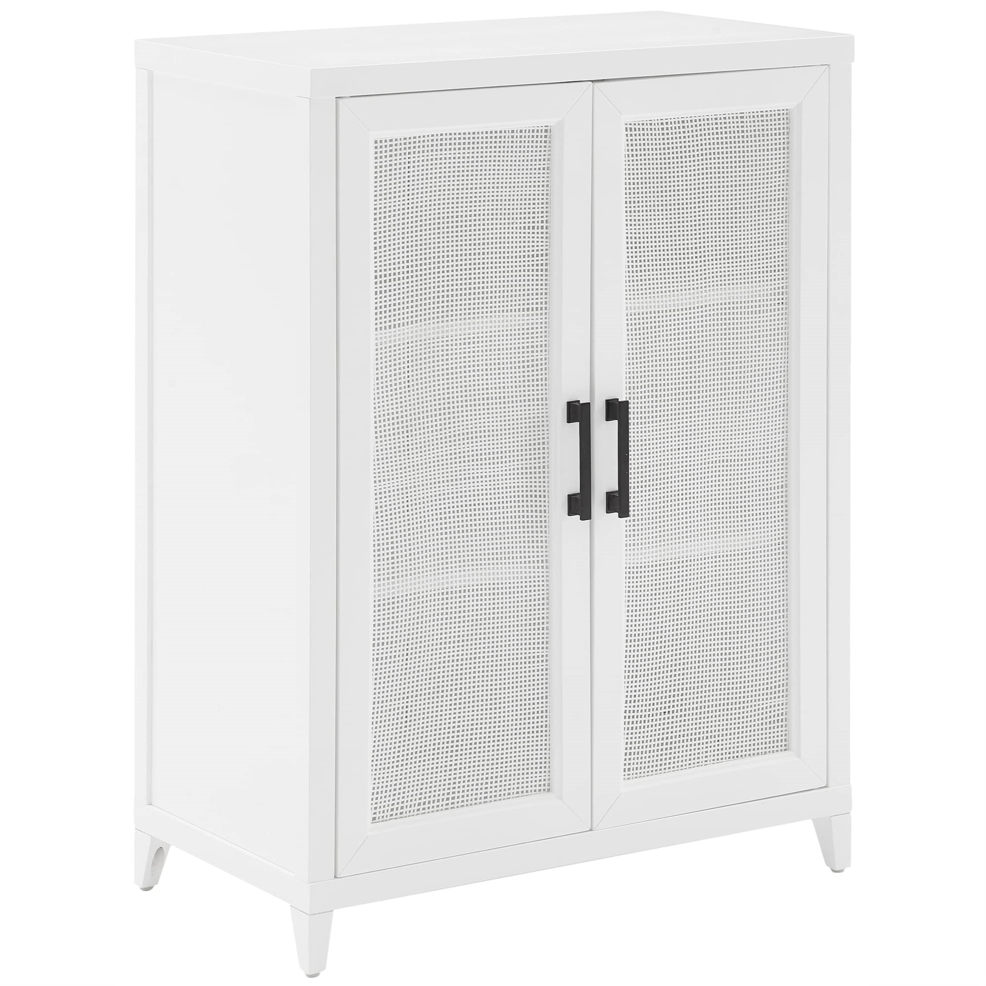 Casafoyer Furniture Milo Stackable Pantry Storage Cabinet With Shelves, Kitchen, Dining, Or Laundry Room, White