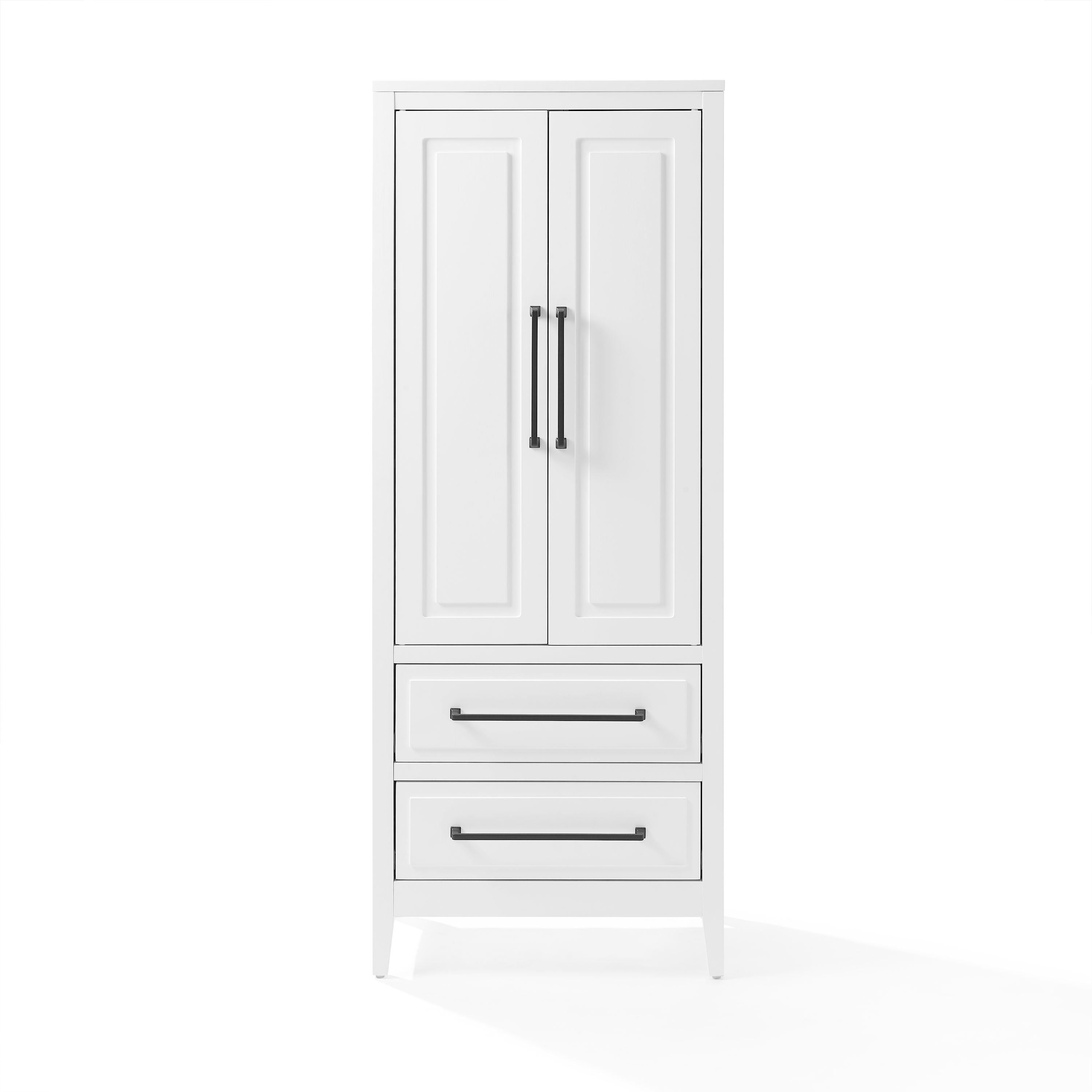 Genevieve Storage Pantry - Functional & Elegant Cabinet For Kitchen Organization, Adjustable Shelves, Cable Management, Ample Storage Space
