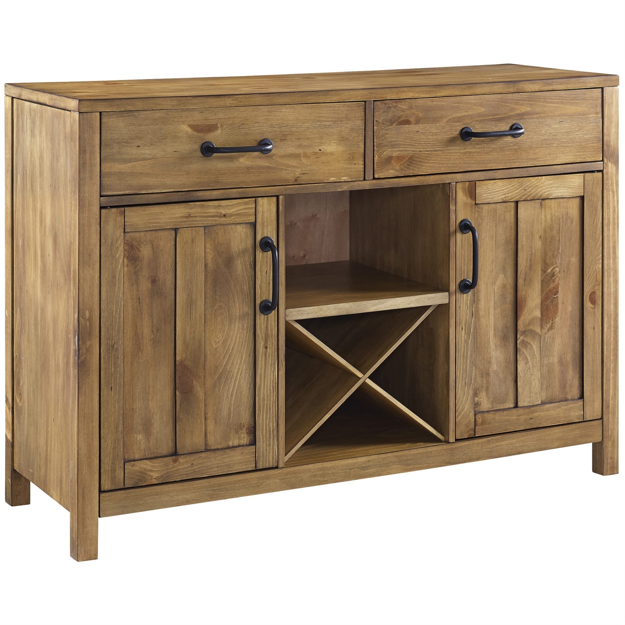 Casafoyer Furniture Roots Modern Farmhouse Sideboard Buffet Cabinet With Storage, Natural