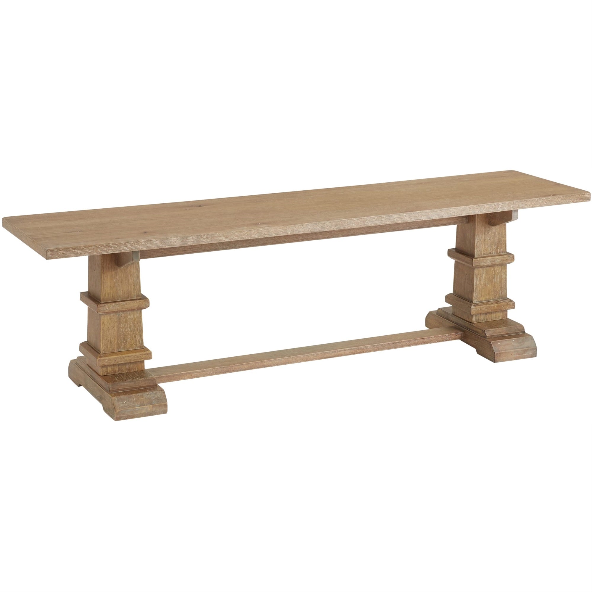Casafoyer Furniture Joanna Wood Dining Bench For Entryway Or Mudroom, Rustic Brown