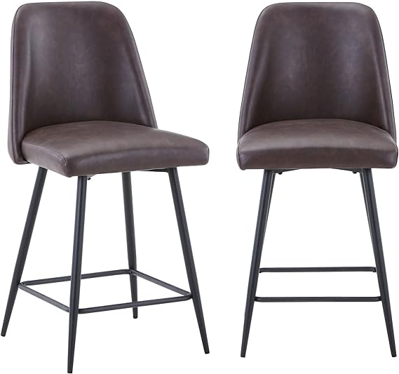Maddox 2-Piece Counter Height Bar Stool Set