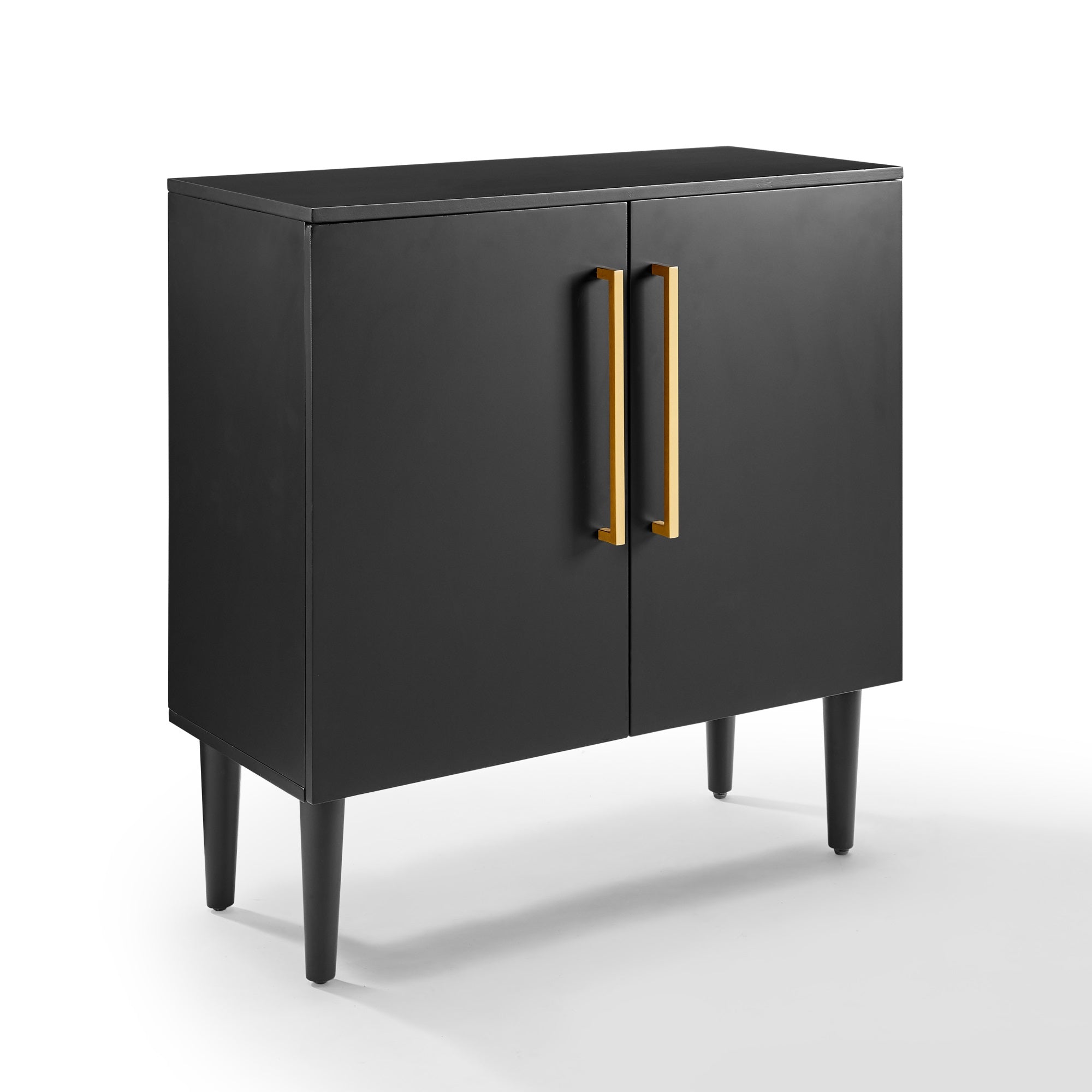 Everett Accent Cabinet - Mid-Century Modern Storage Solution For Small Spaces - Adjustable Shelf - 14'D X 31'W X 32.25'H - Lightweight & Stylish