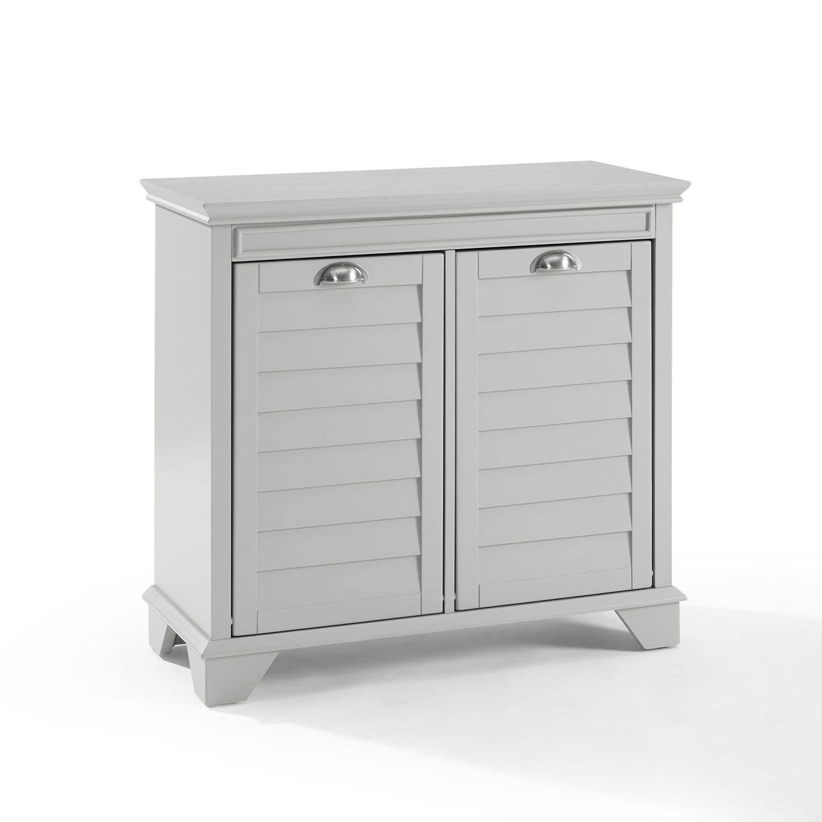Lydia Linen Hamper - Gray