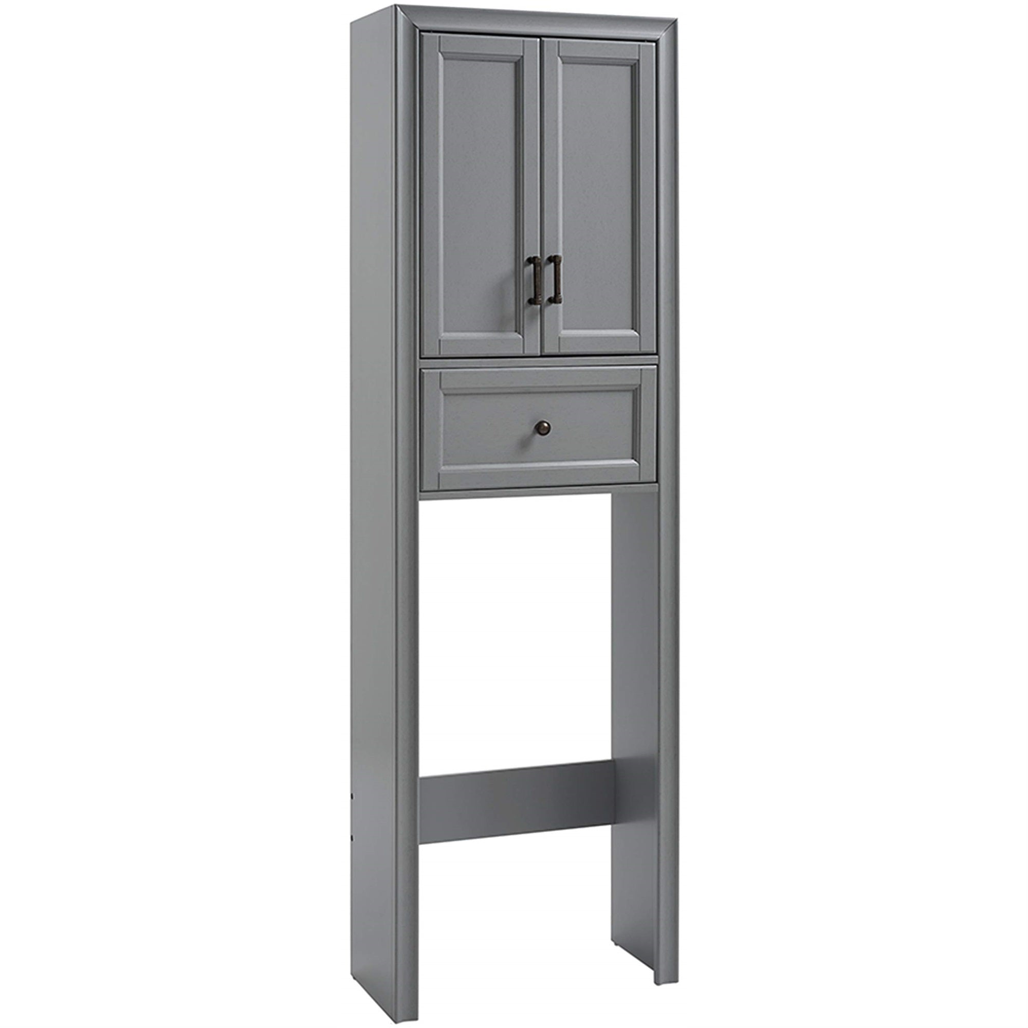 Casafoyer Tara Over The Toilet Storage Cabinet and Bathroom Organizer with a Drawer and Shelves, Vintage Gray