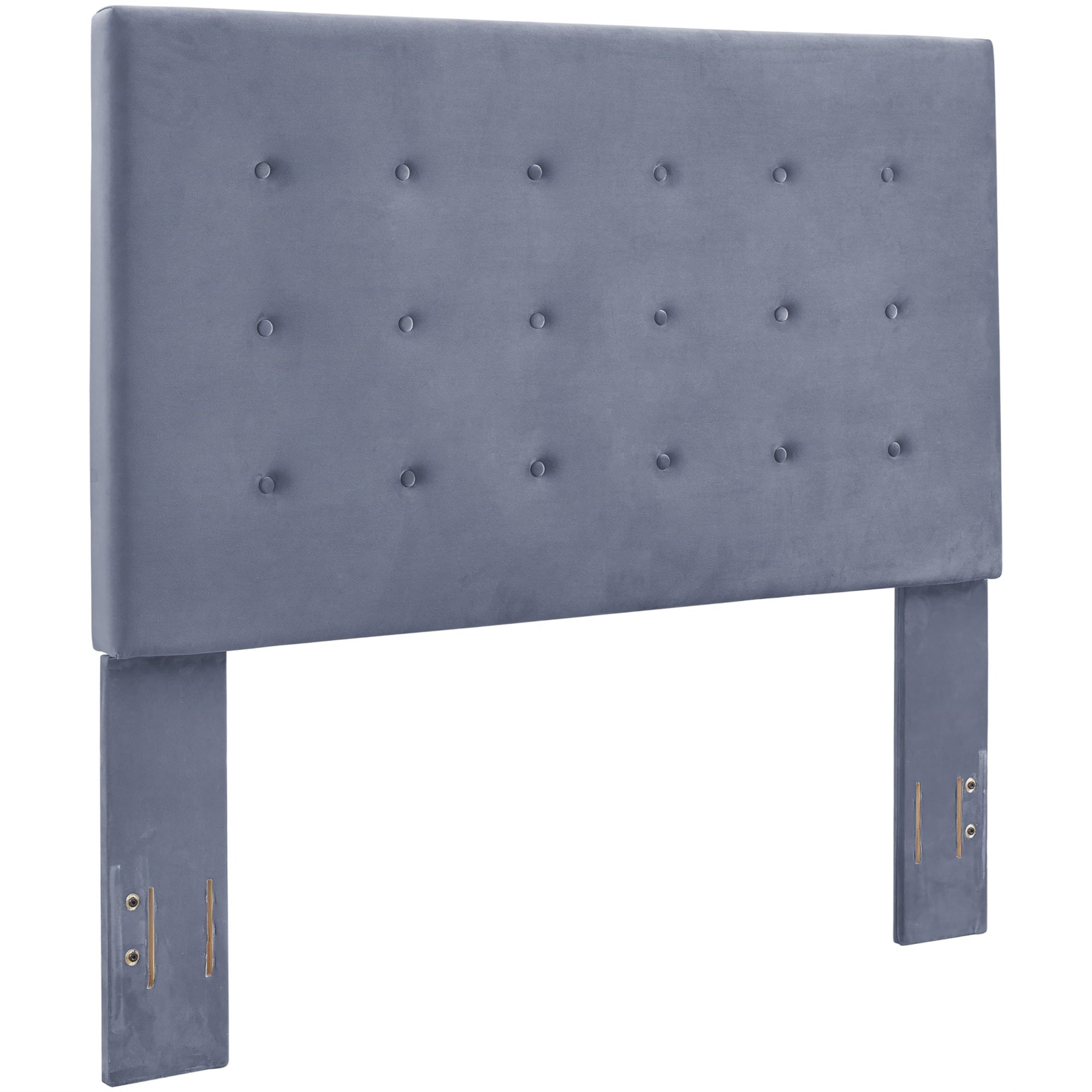 Casafoyer Furniture Reston Upholstered Bed Headboard, Cornflower Microfiber, King