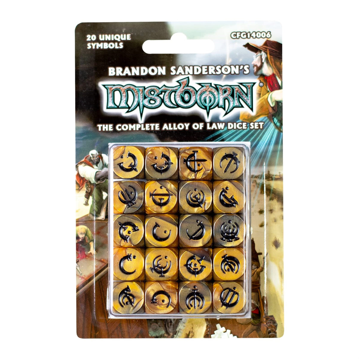 Crafty Games Mistborn Feruchemy Dice Set Rpg Dice Set - Ages 13+