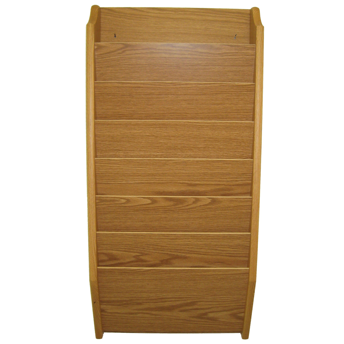 Wooden Mallet 7 Pocket Legal Size File Holder, Light Oak