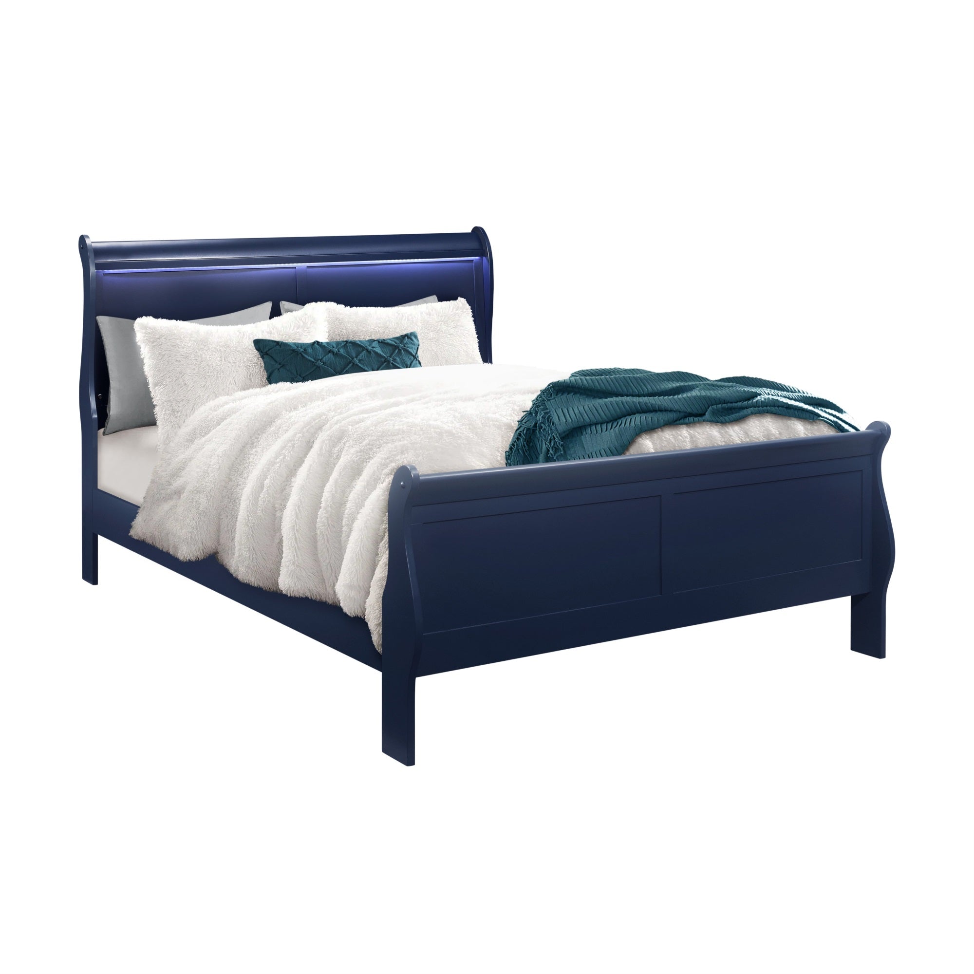 Charlie Blue Full Bed