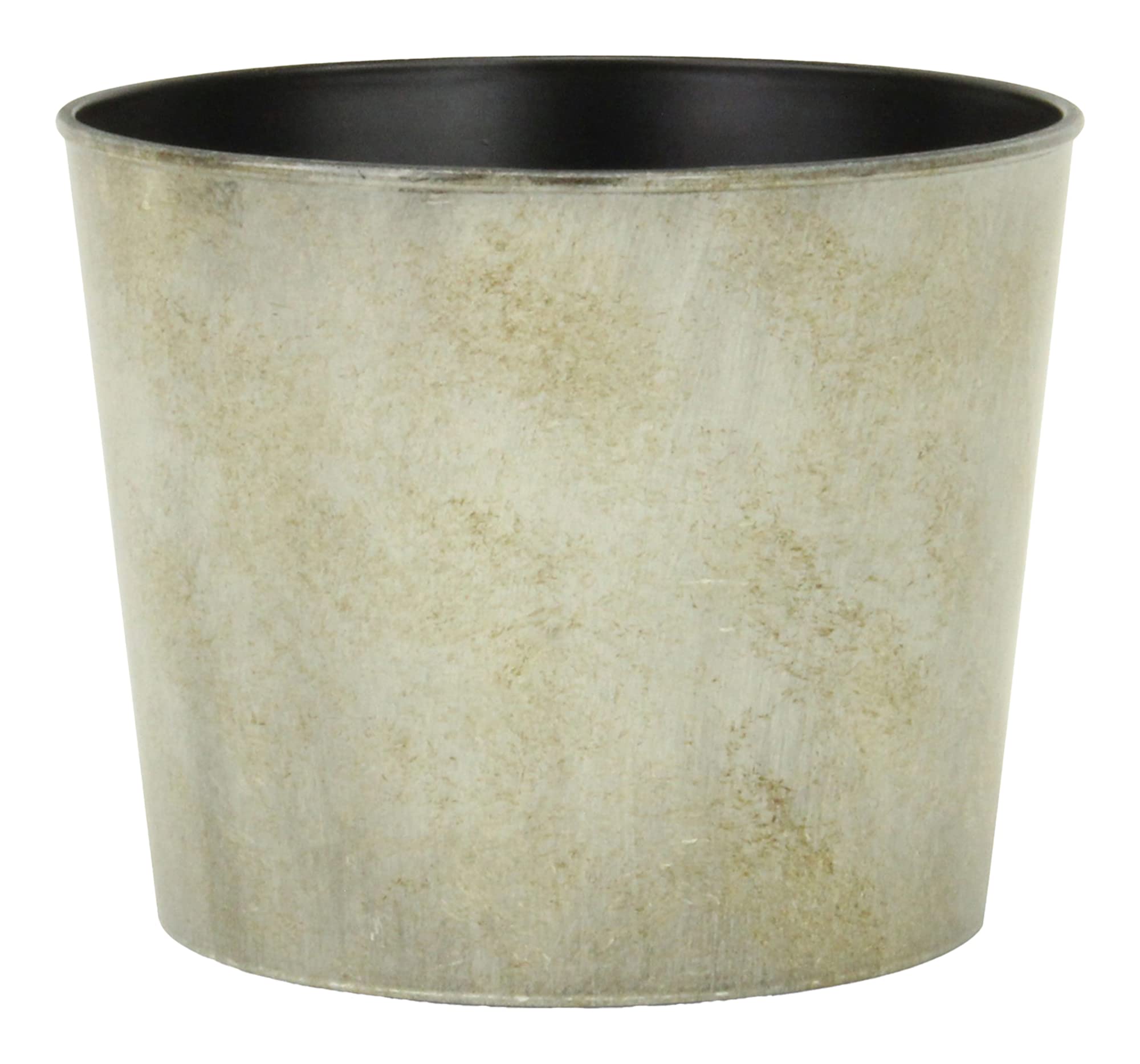 7 Inch Round Tapered Plastic Pot - Lime Green