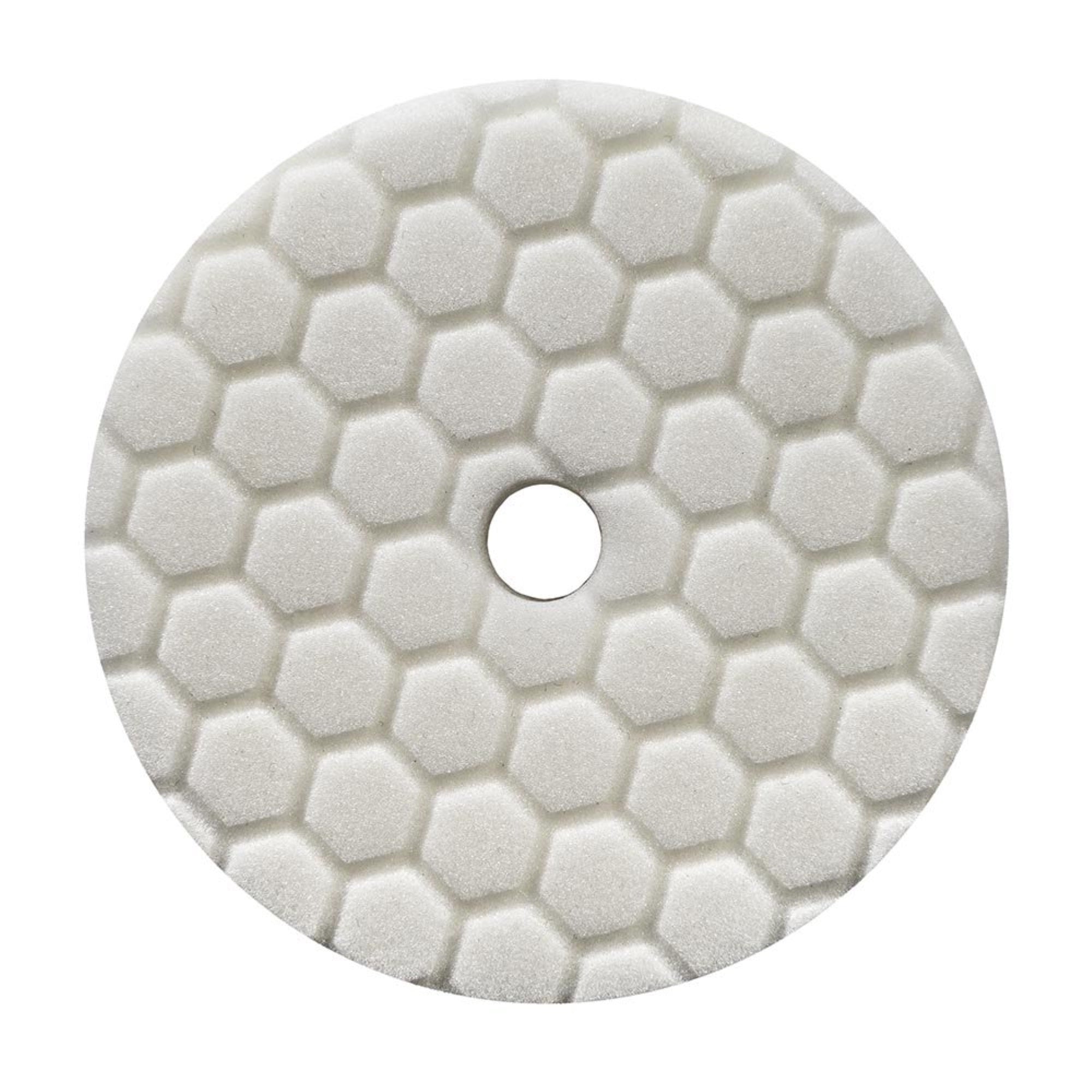 Chemical Guys Bufx114Hex6 Hex-Logic Quantum Light-Medium Polishing Pad, White (6.5 Inch Pad Made For 6 Inch Backing Plates)