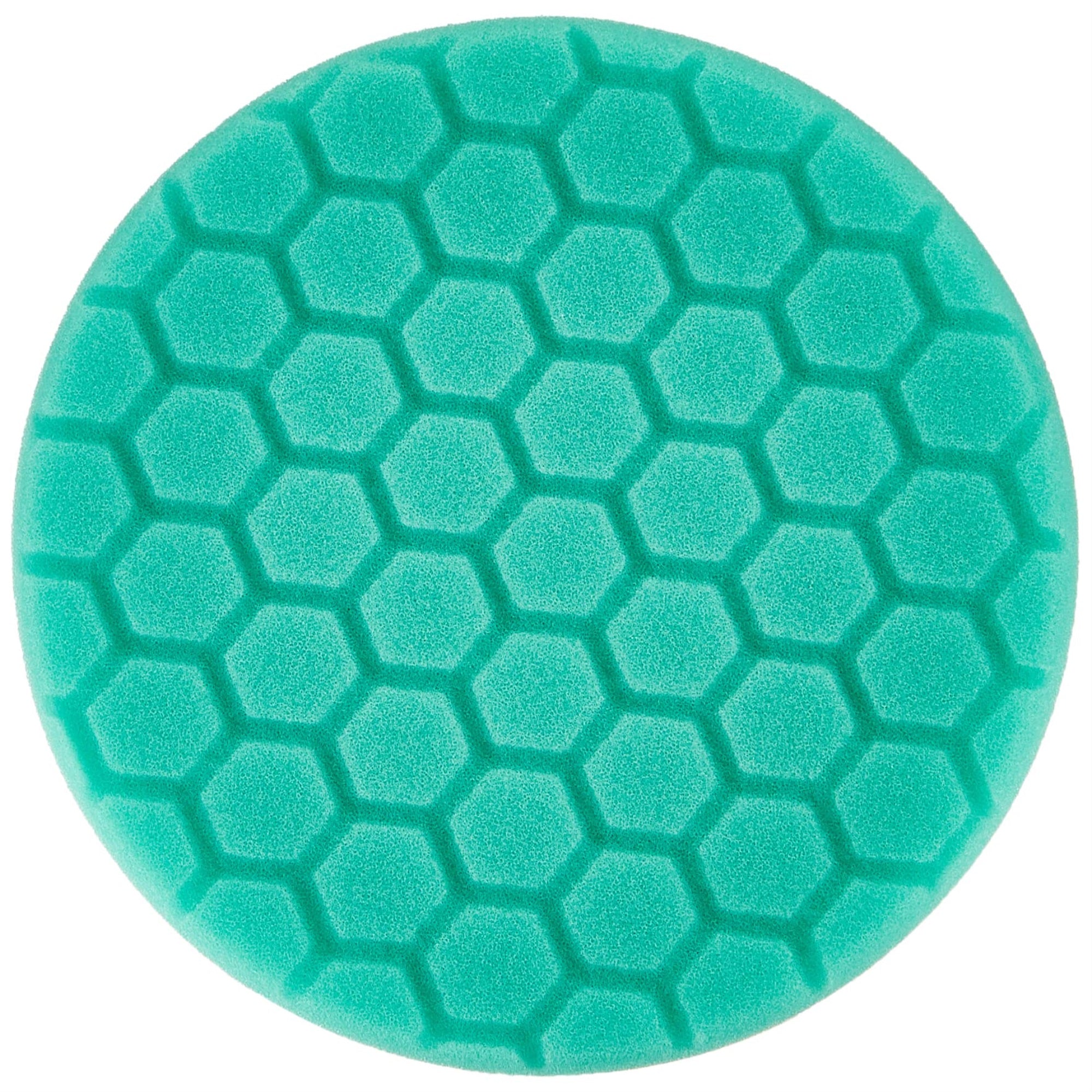Chemical Guys Bufx_103Hex6 Bufx_103_Hex6 Hex-Logic Heavy Polishing Pad, Green (6.5 Inch Pad Made For 6 Inch Backing Plates), 1 Pad Included