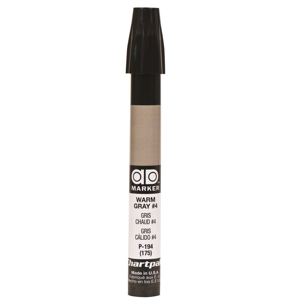 Chartpak Ad Marker, Warm Gray 4