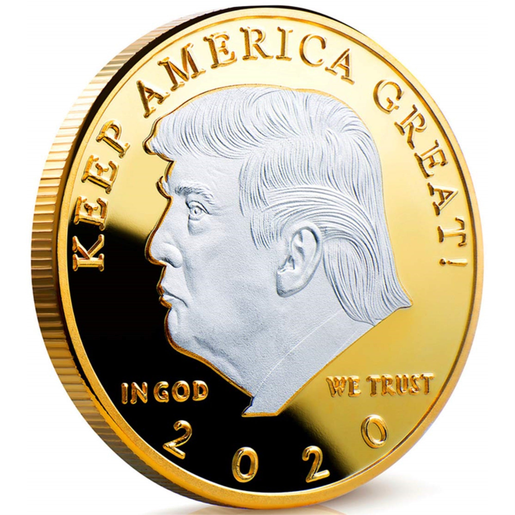 Commander in Chief 2020 Donald Trump Commemorative Gold Silver Coin