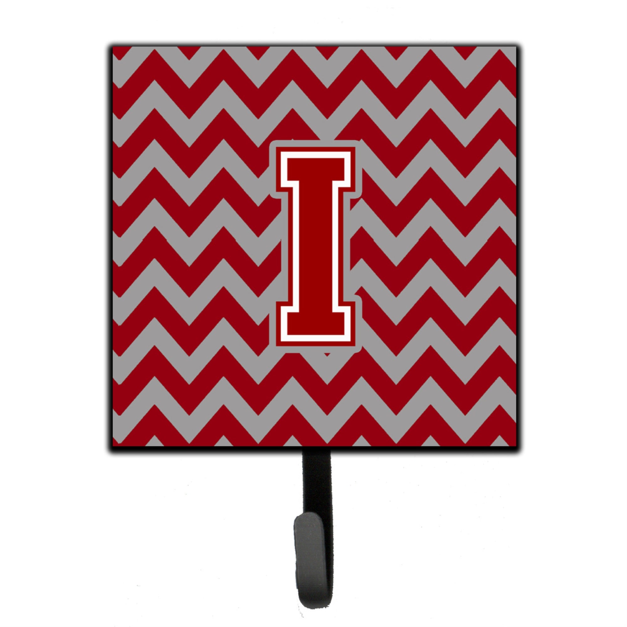 Caroline'S Treasures Letter I Chevron Maroon And White Leash Or Key Holder Cj1049-Ish4, Small, Multicolor