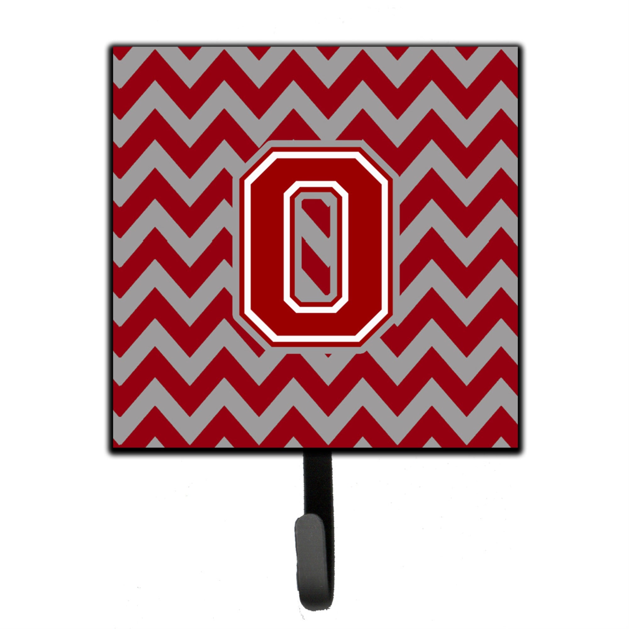 Caroline'S Treasures Letter O Chevron Maroon And White Leash Or Key Holder Cj1049-Osh4, Small, Multicolor