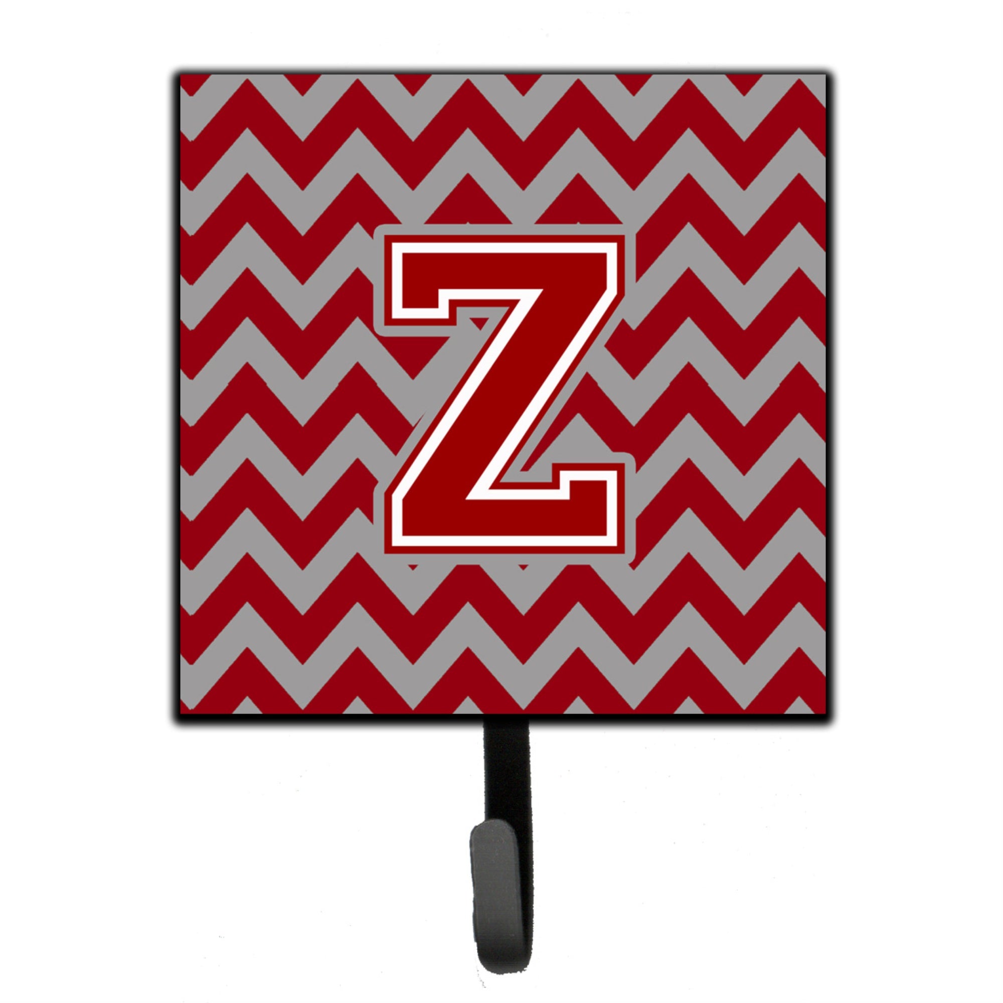 Caroline'S Treasures Letter Z Chevron Maroon And White Leash Or Key Holder Cj1049-Zsh4, Small, Multicolor