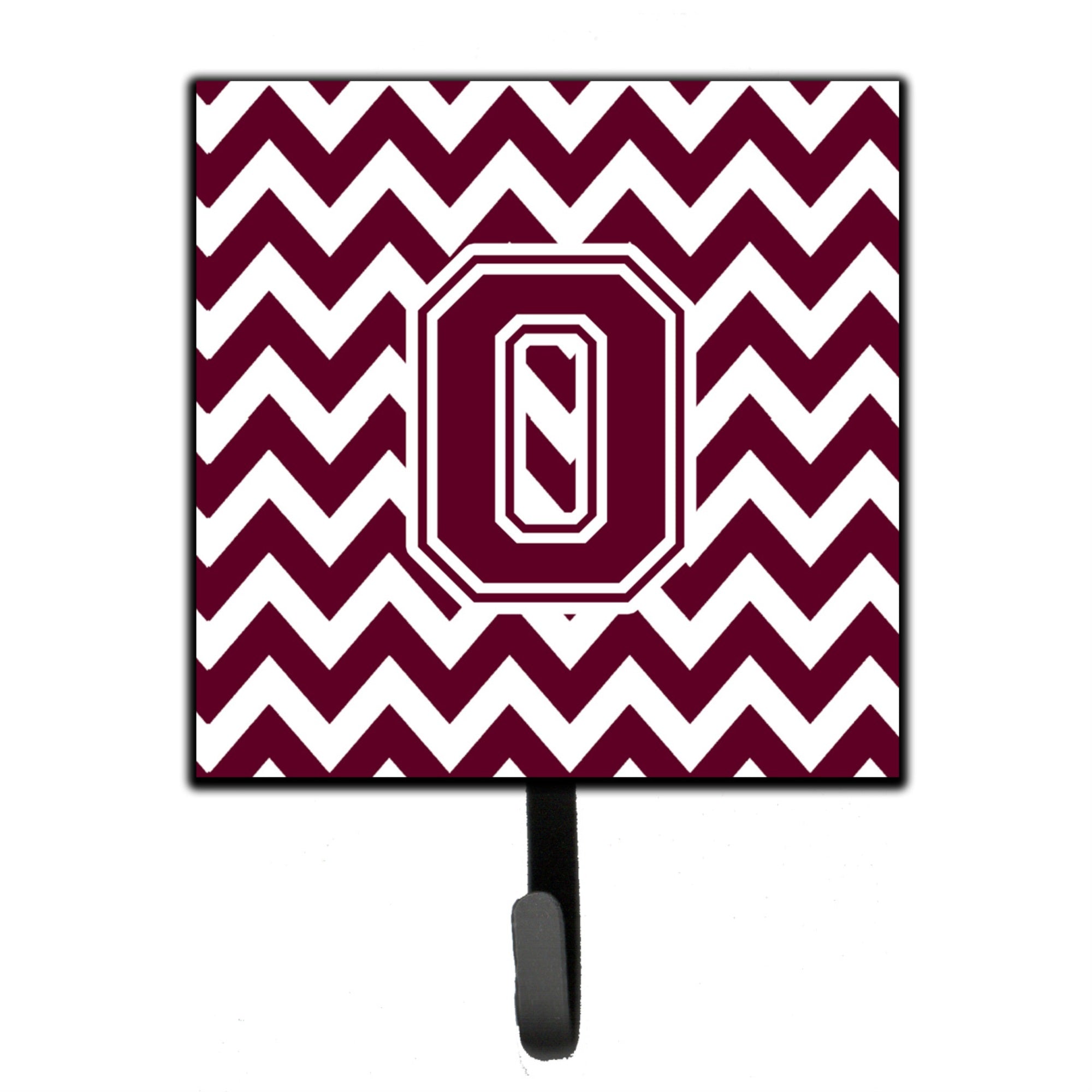 Caroline'S Treasures Letter O Chevron Maroon And White Leash Or Key Holder Cj1051-Osh4, Small, Multicolor