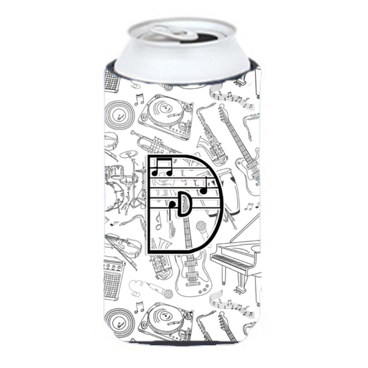 Letter D Musical Note Letters Tall Boy Beverage Insulator Hugger Cj200 ...