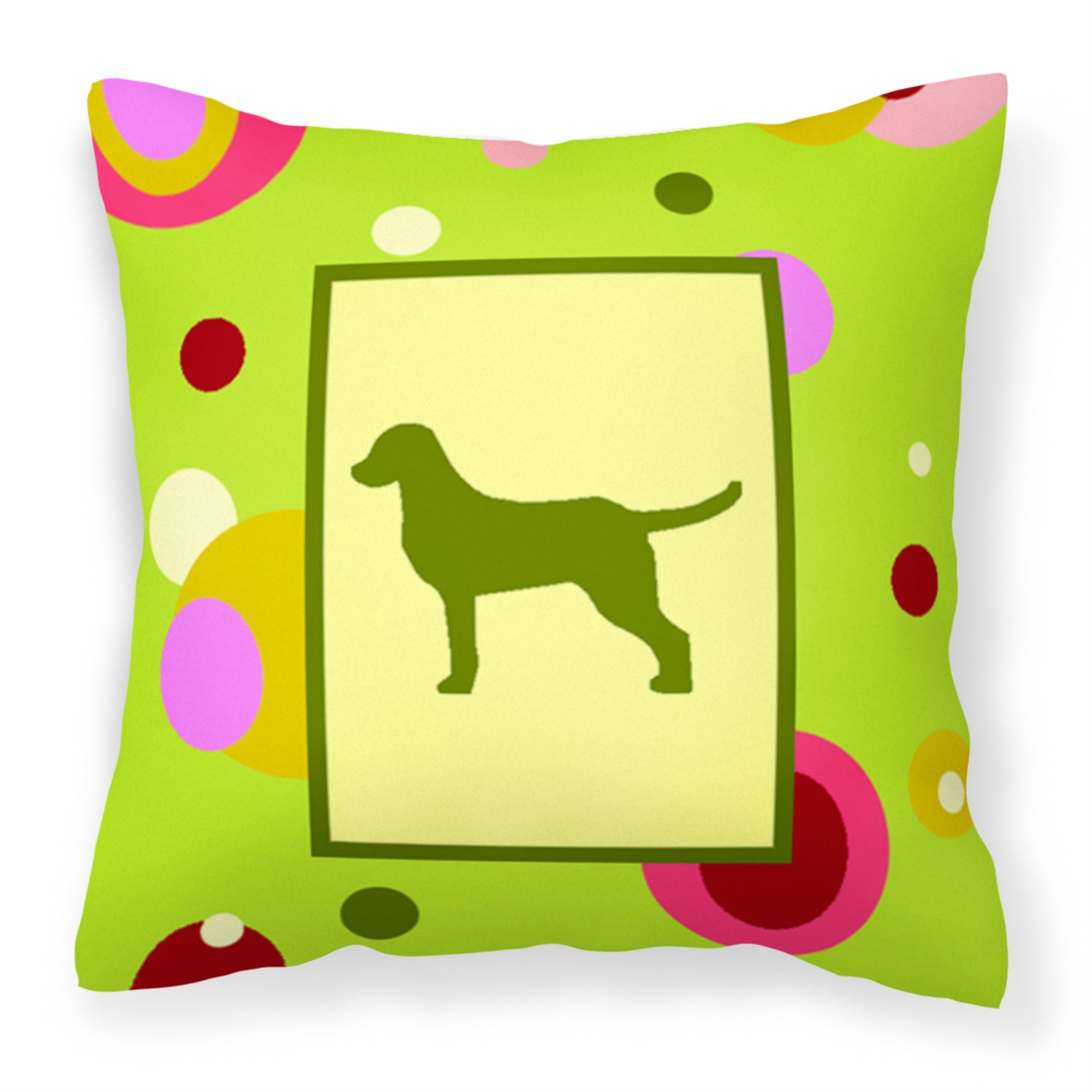 Caroline'S Treasures Ck1020Pw1414 Chesapeake Bay Retriever Decorative Canvas Fabric Pillow, Large, Multicolor