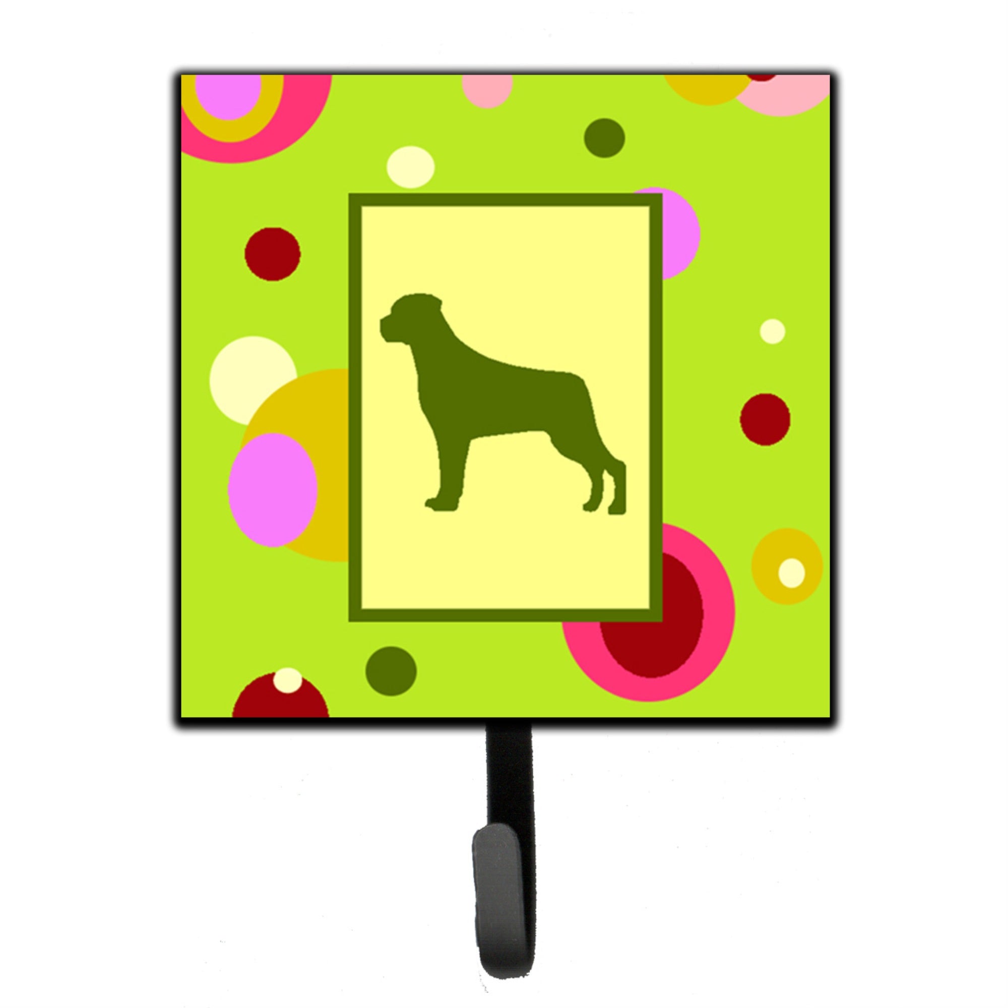 Caroline'S Treasures Ck1091Sh4 Rottweiler Leash Holder Or Key Hook, Small, Multicolor