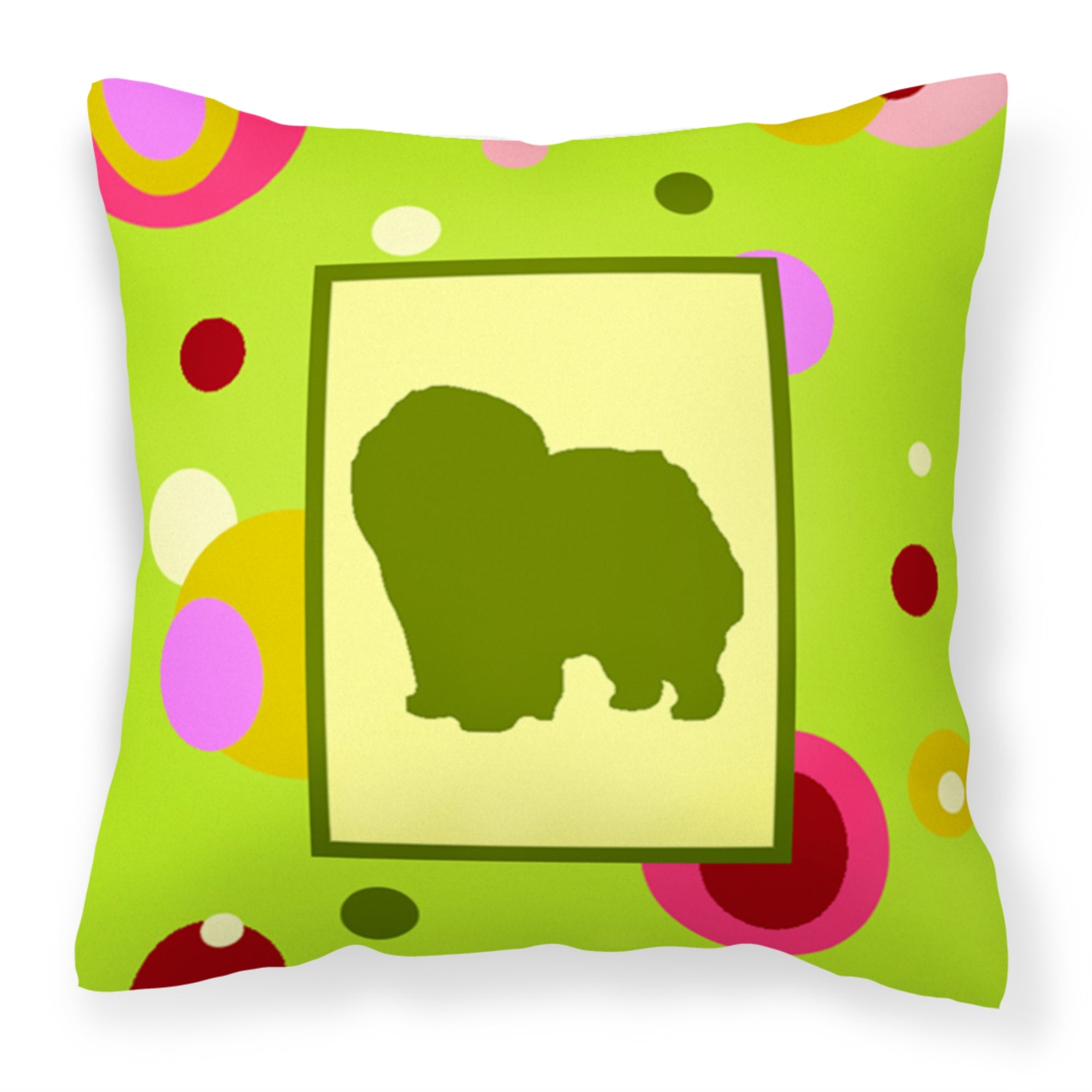 Caroline'S Treasures Ck1125Pw1414 Chow Chow Decorative Canvas Fabric Pillow, Large, Multicolor