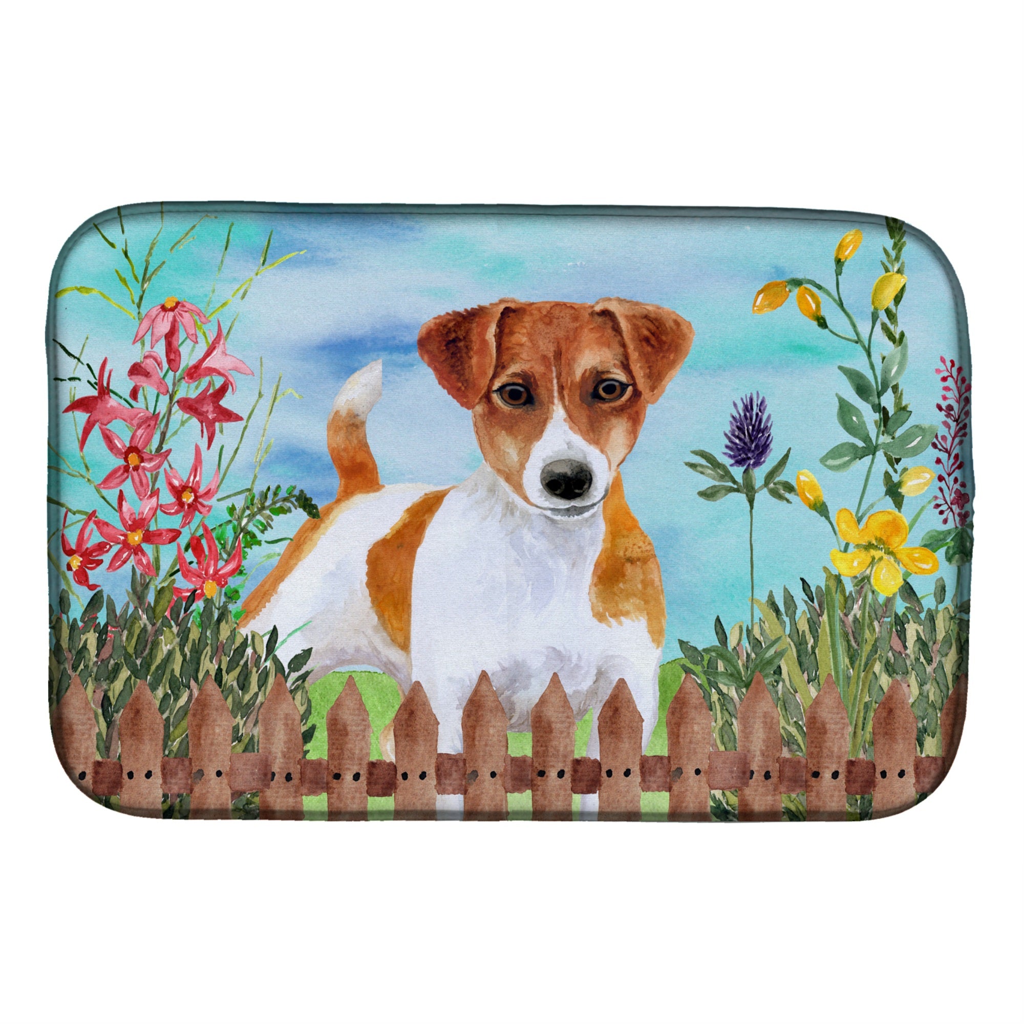 Caroline'S Treasures Ck1251Ddm Dish Drying Mat, 14 X 21, Spring