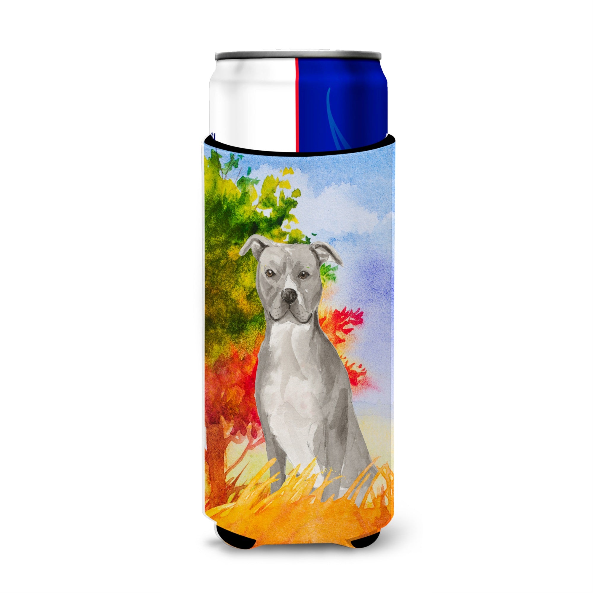 Caroline'S Treasures Ck1962Muk Michelob Ultra Hugger For Slim Cans Cold-Beverage-Koozies, Multicolor