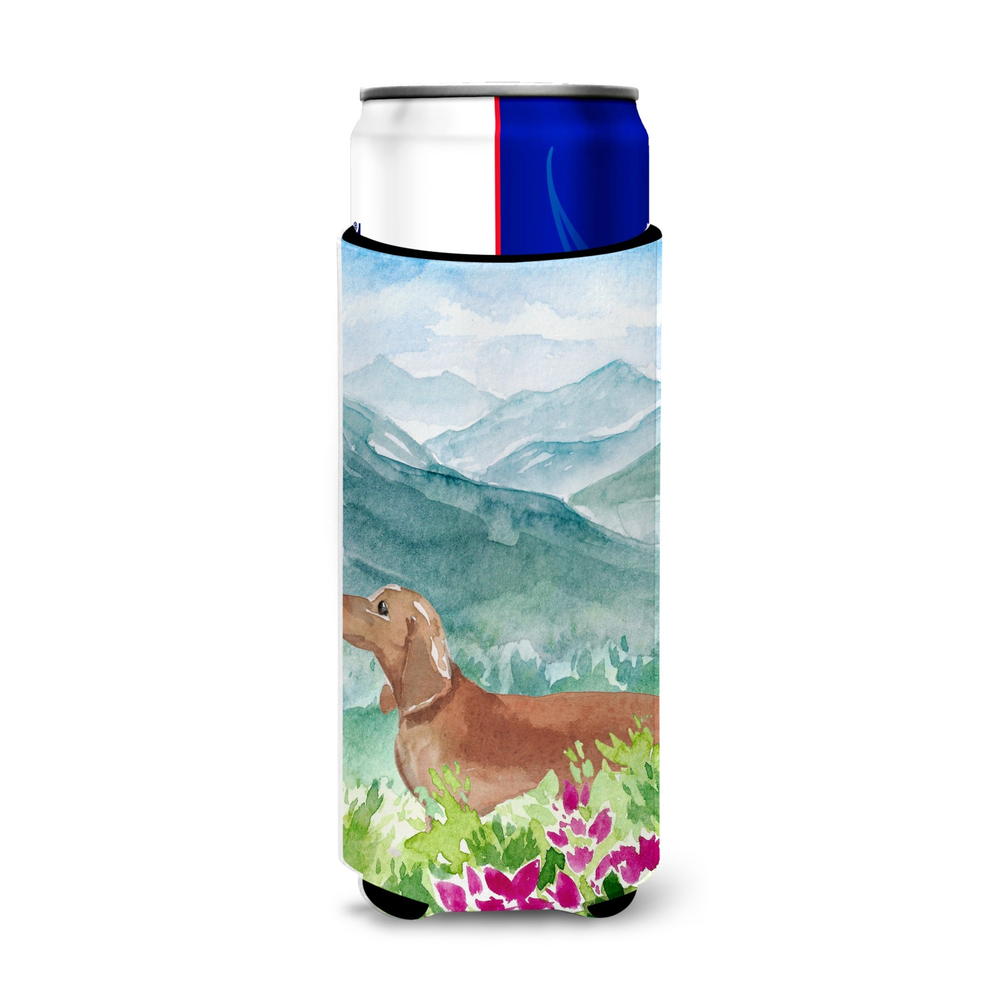 Caroline'S Treasures Ck1967Muk Michelob Ultra Hugger For Slim Cans Cold-Beverage-Koozies, Multicolor