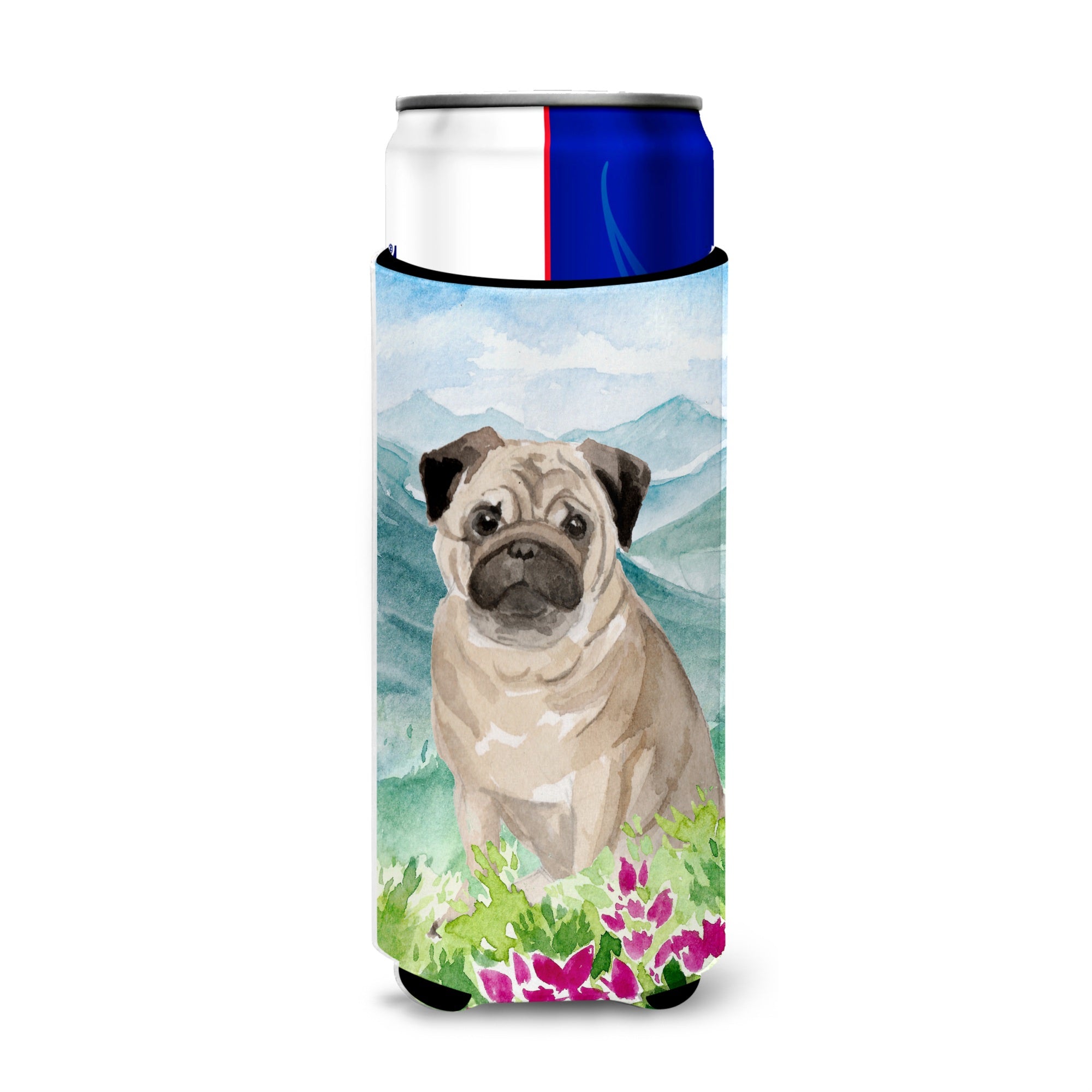 Caroline'S Treasures Ck1969Muk Michelob Ultra Hugger For Slim Cans Cold-Beverage-Koozies, Multicolor