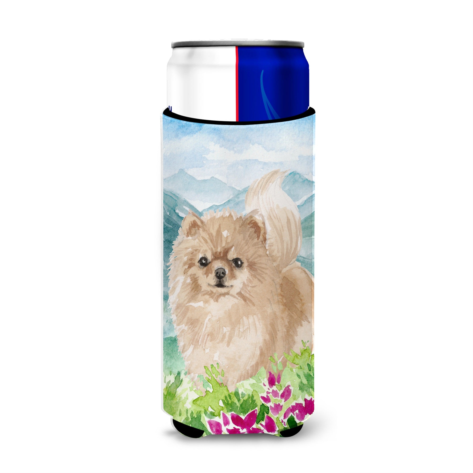 Caroline'S Treasures Ck1970Muk Michelob Ultra Hugger For Slim Cans Cold-Beverage-Koozies, Multicolor