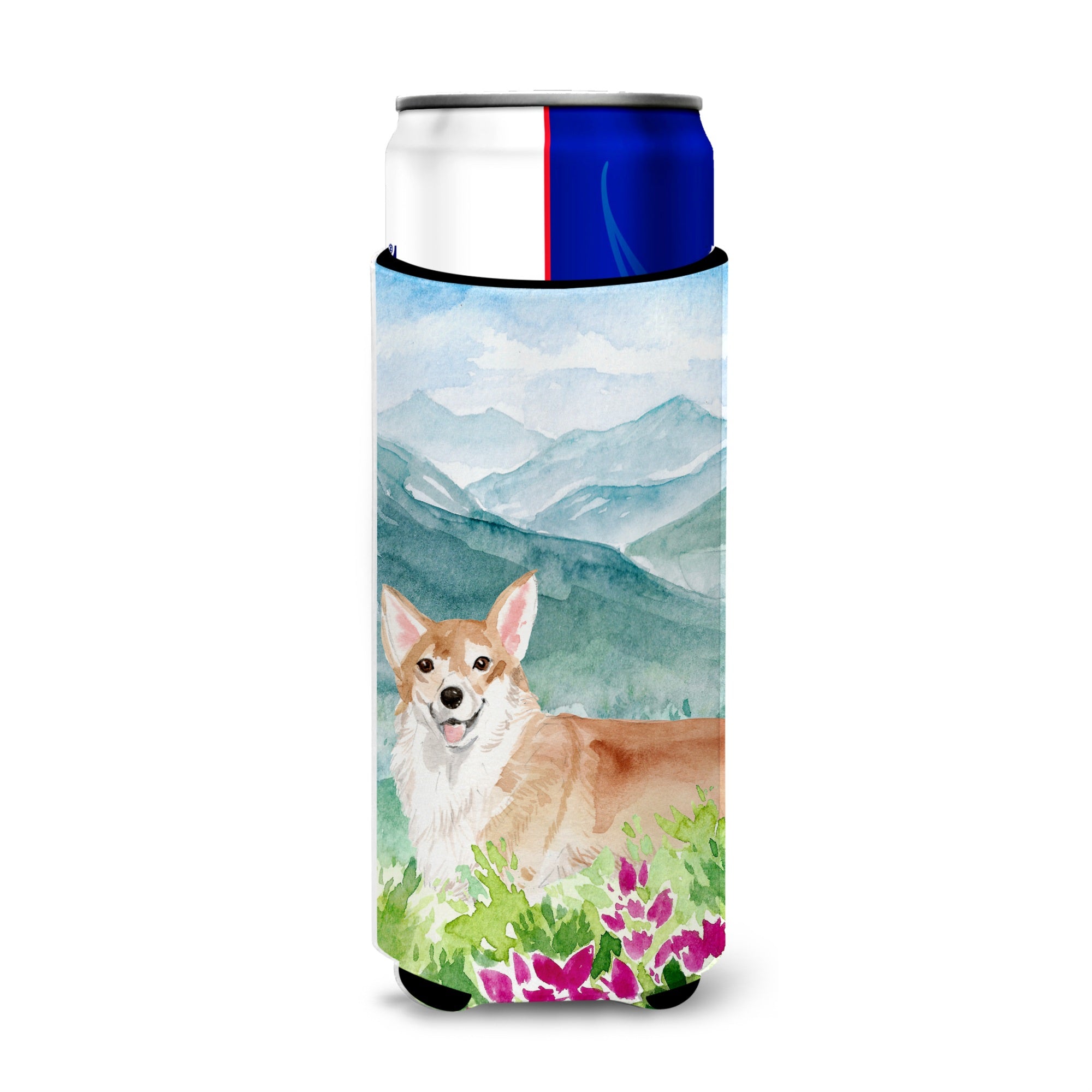 Caroline'S Treasures Ck1981Muk Michelob Ultra Hugger For Slim Cans Cold-Beverage-Koozies, Multicolor