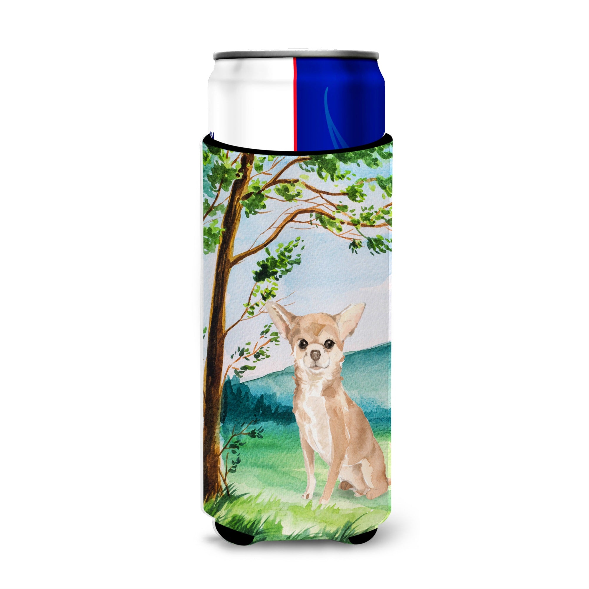 Caroline'S Treasures Ck2018Muk Michelob Ultra Hugger For Slim Cans Cold-Beverage-Koozies, Multicolor