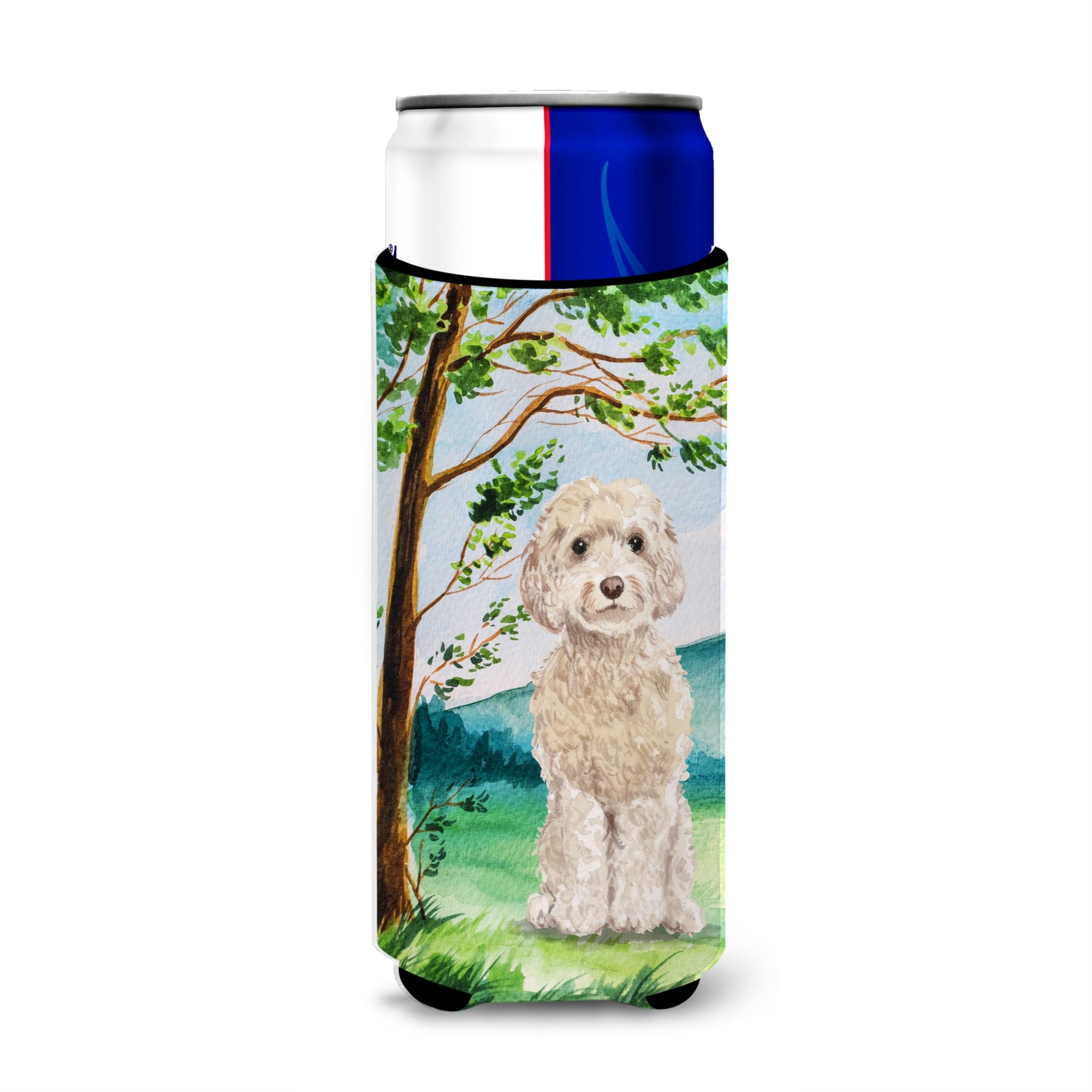 Caroline'S Treasures Ck2019Muk Michelob Ultra Hugger For Slim Cans Cold-Beverage-Koozies, Multicolor