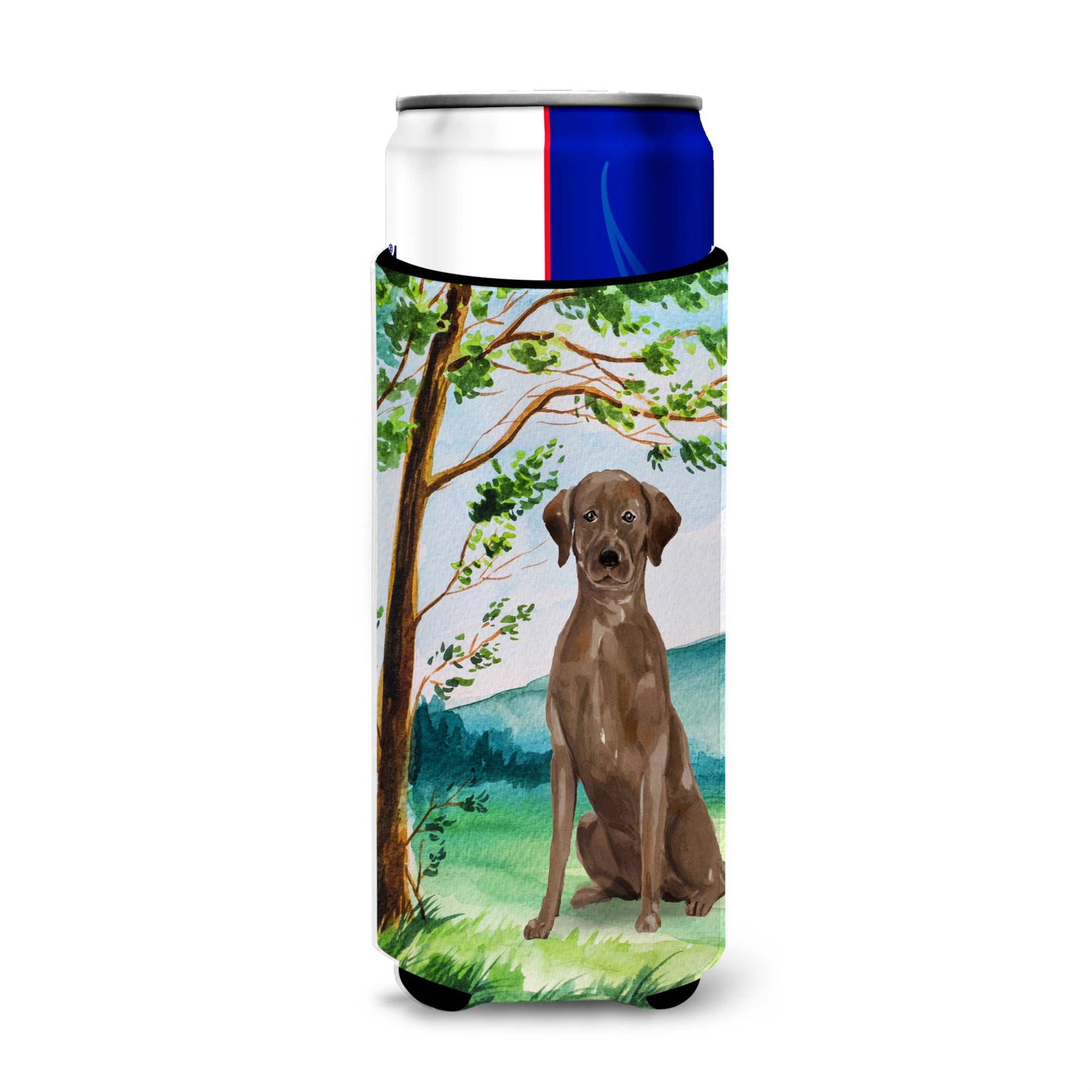 Caroline'S Treasures Ck2021Muk Michelob Ultra Hugger For Slim Cans Cold-Beverage-Koozies, Multicolor
