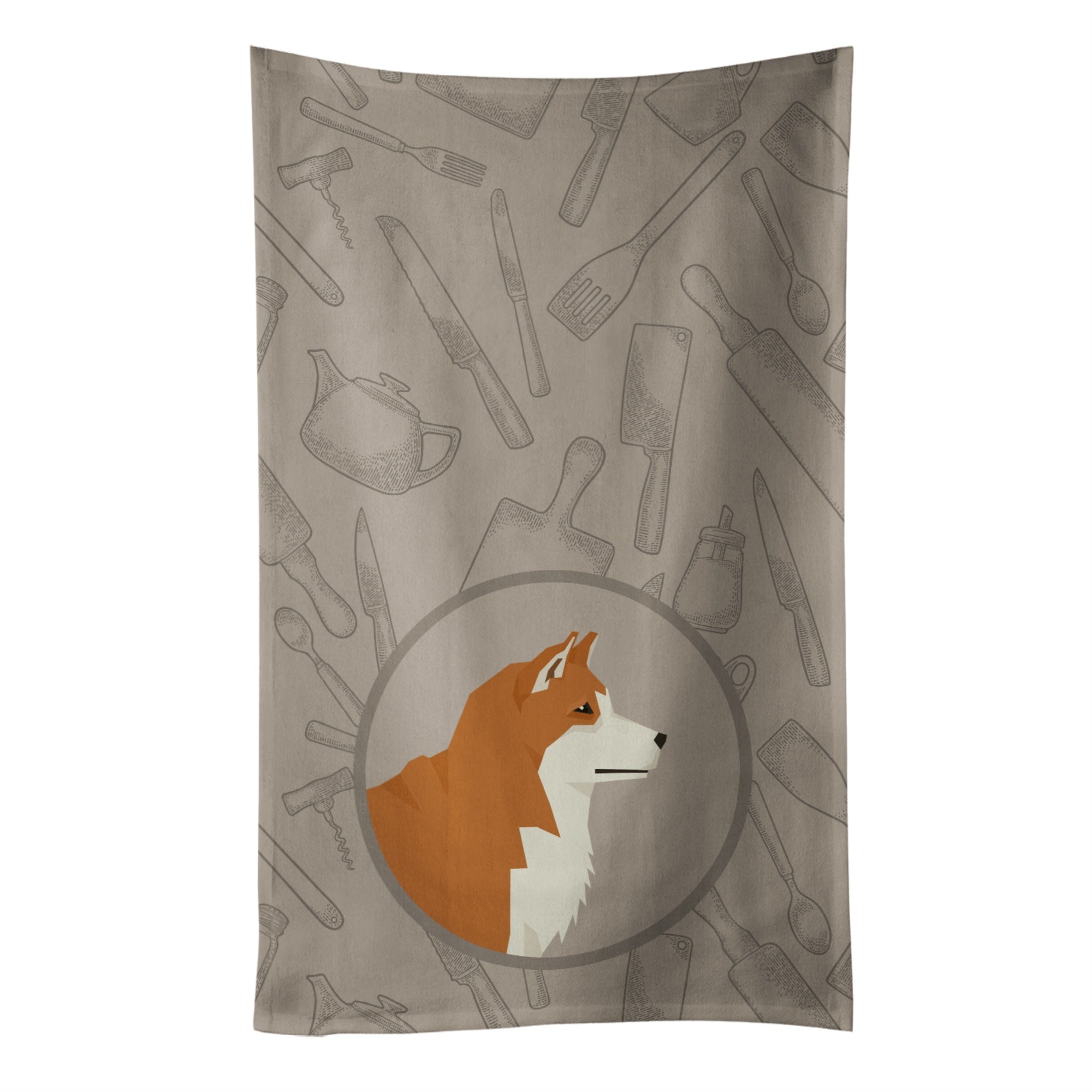Caroline'S Treasures Ck2159Ktwl Akita In The Kitchen Kitchen Towel