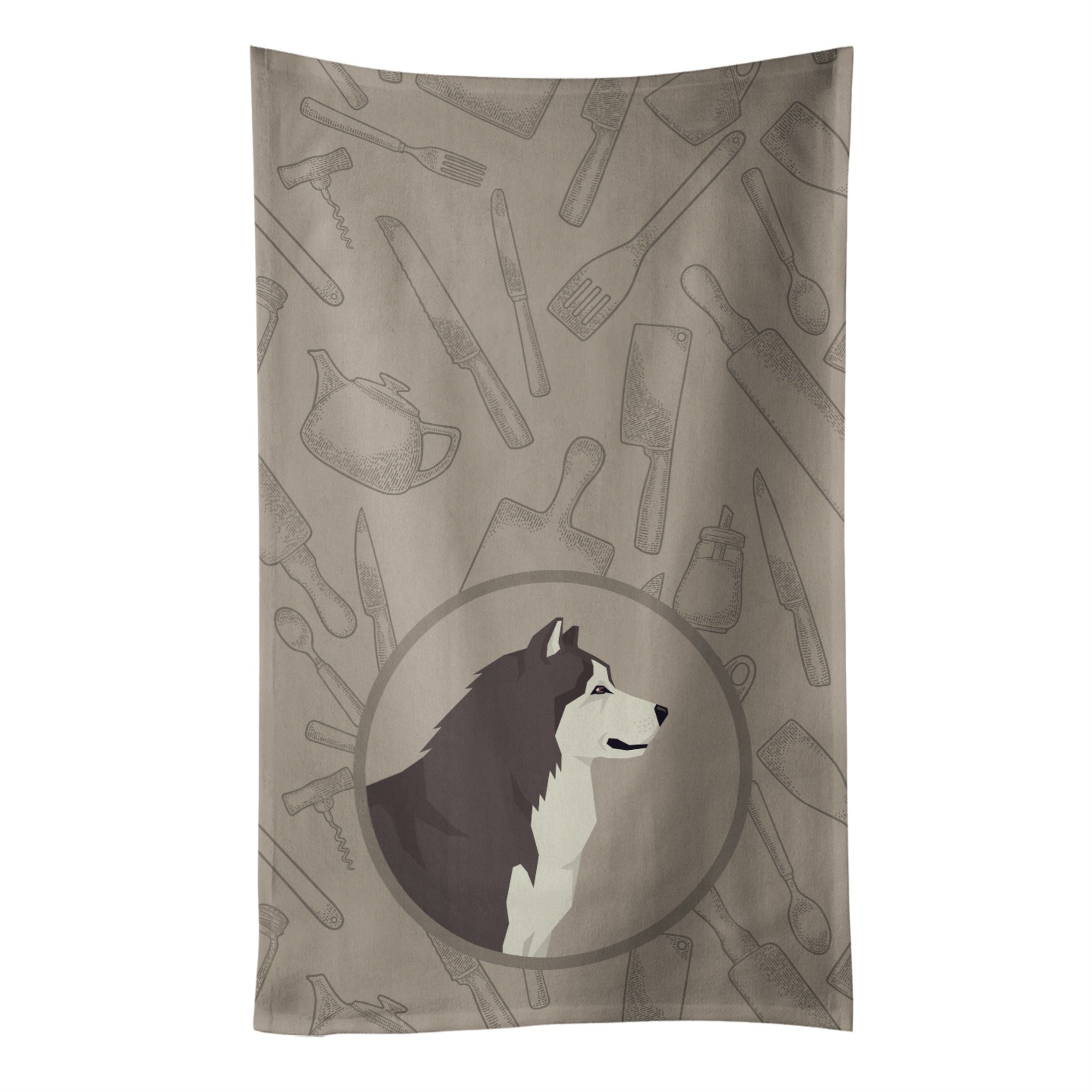 Caroline'S Treasures Ck2160Ktwl Alaskan Malamute In The Kitchen Kitchen Towel