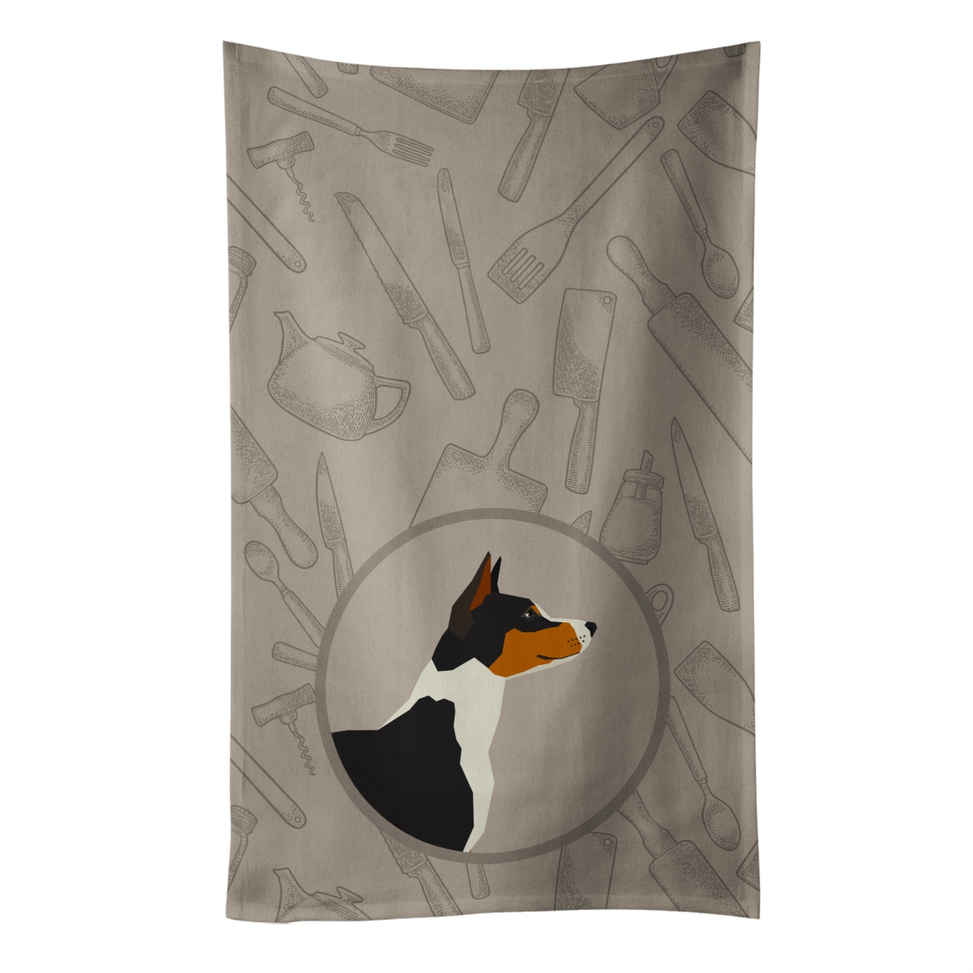 Caroline'S Treasures Ck2164Ktwl Basenji In The Kitchen Kitchen Towel