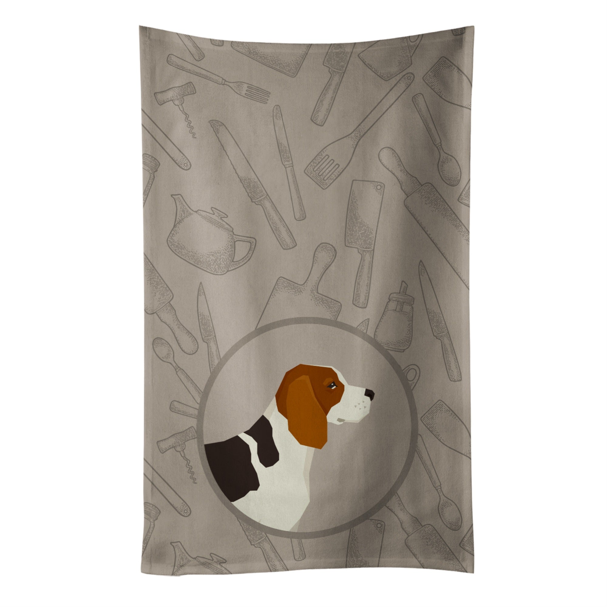 Caroline'S Treasures Ck2166Ktwl Beagle In The Kitchen Kitchen Towel