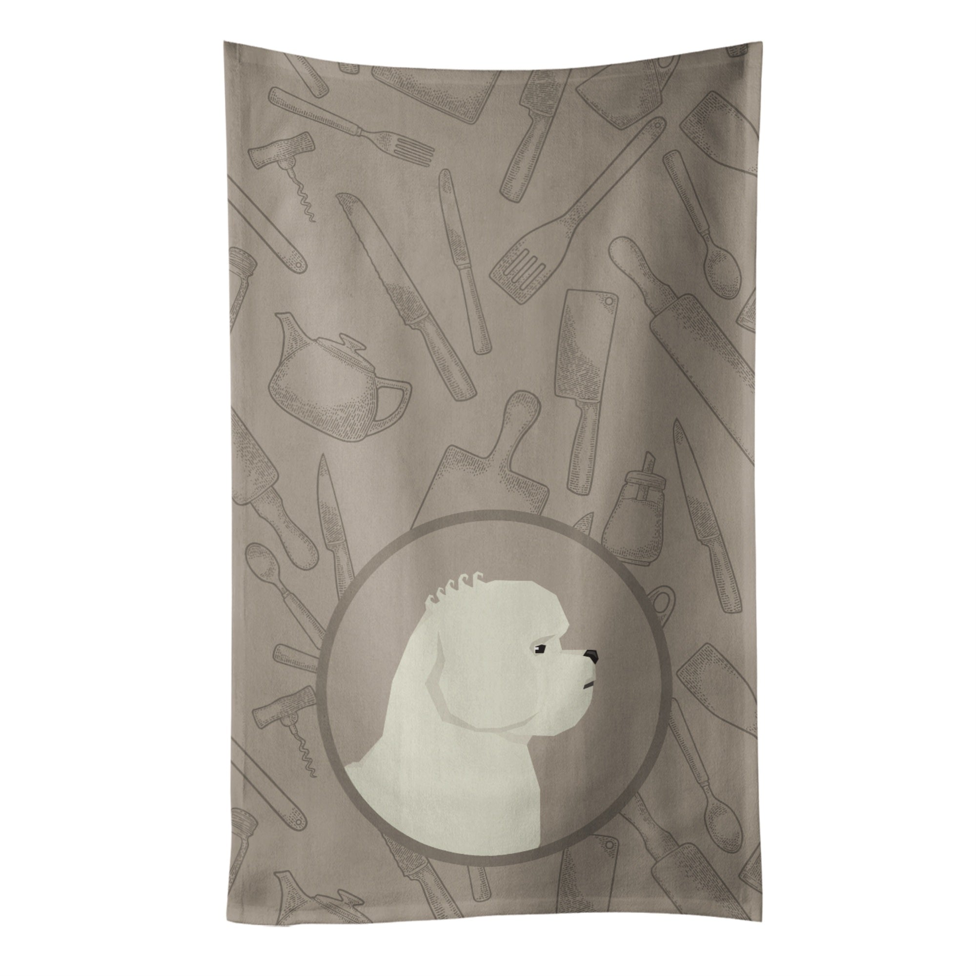 Caroline'S Treasures Ck2168Ktwl Bichon Frise In The Kitchen Kitchen Towel