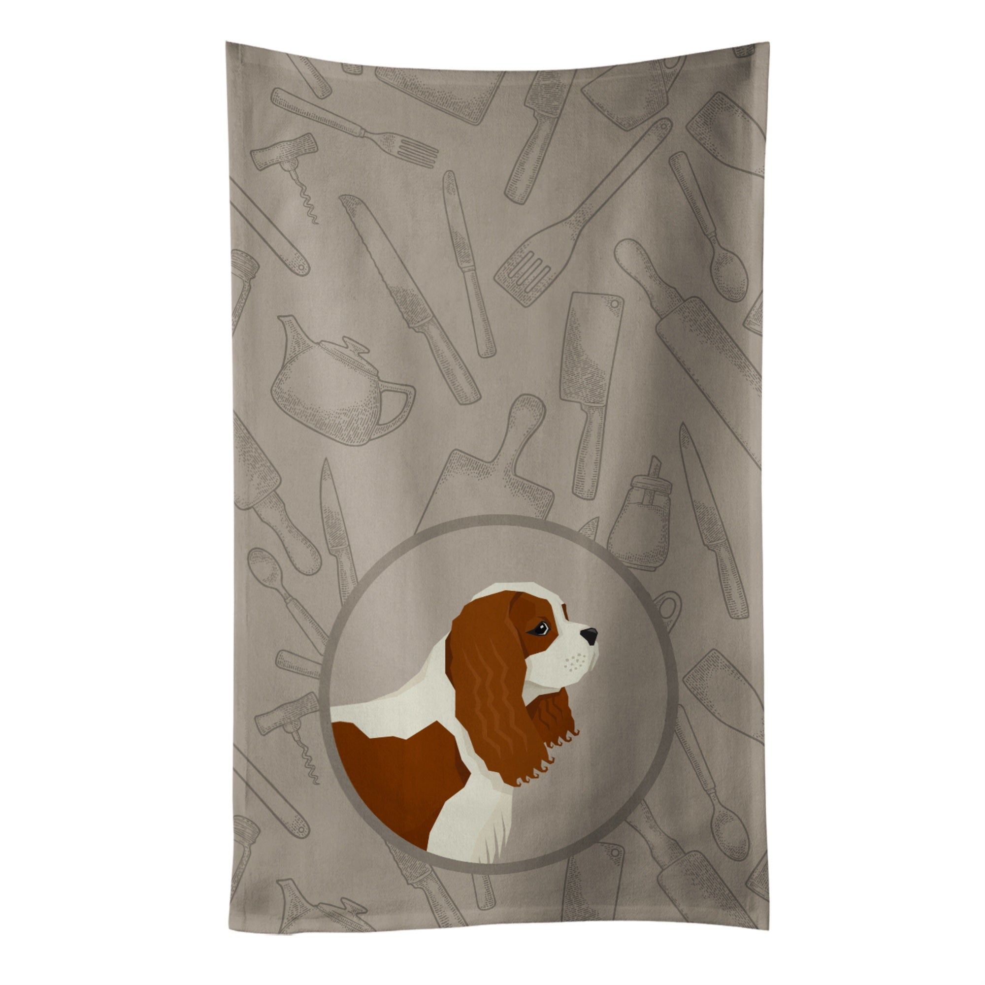 Caroline'S Treasures Ck2176Ktwl Cavalier Spaniel In The Kitchen Kitchen Towel
