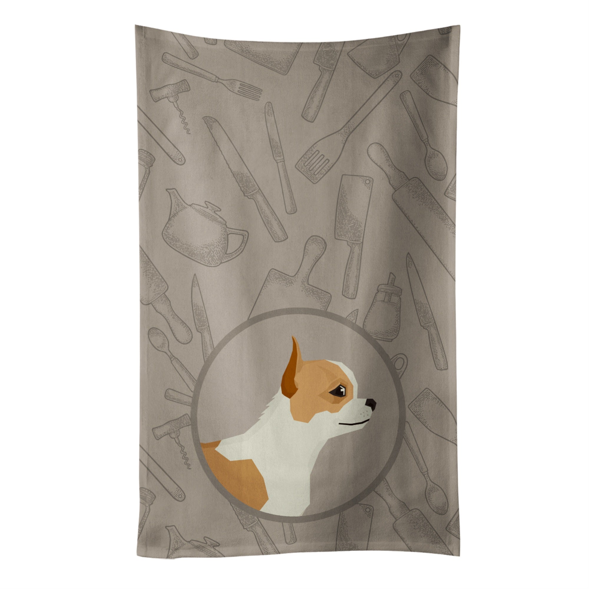 Caroline'S Treasures Ck2177Ktwl Chihuahua In The Kitchen Kitchen Towel