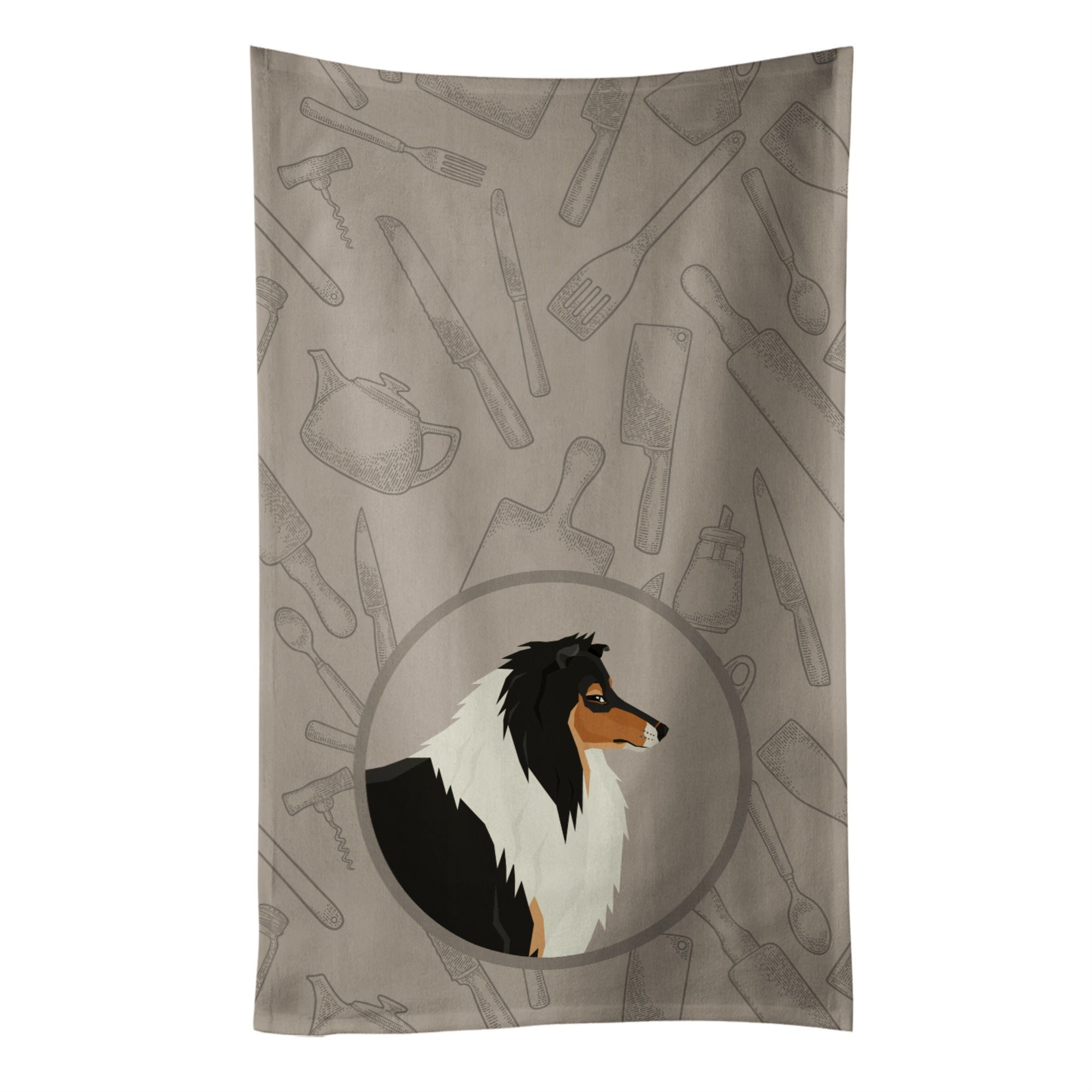 Caroline'S Treasures Ck2179Ktwl Collie In The Kitchen Kitchen Towel