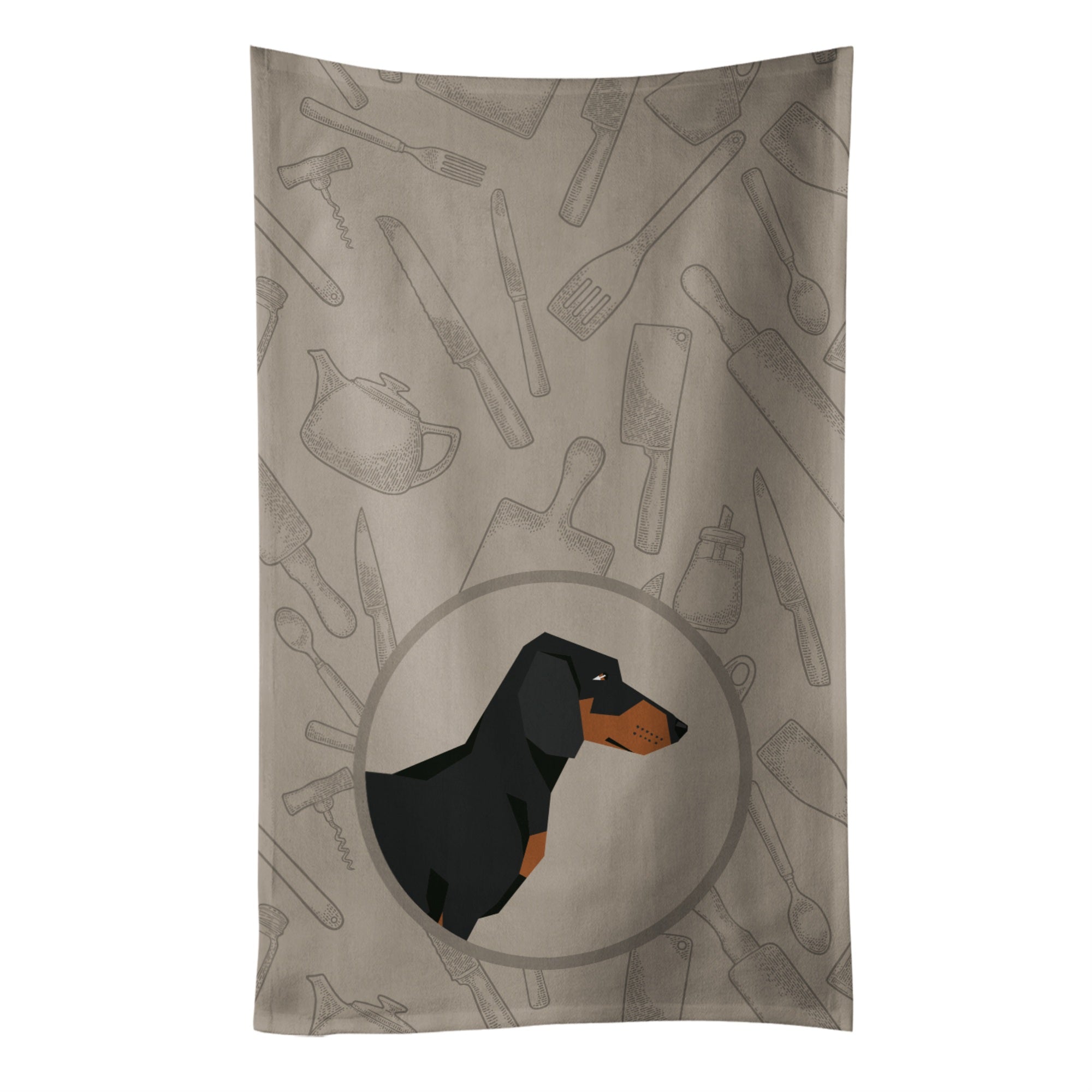 Caroline'S Treasures Ck2180Ktwl Dachshund In The Kitchen Kitchen Towel