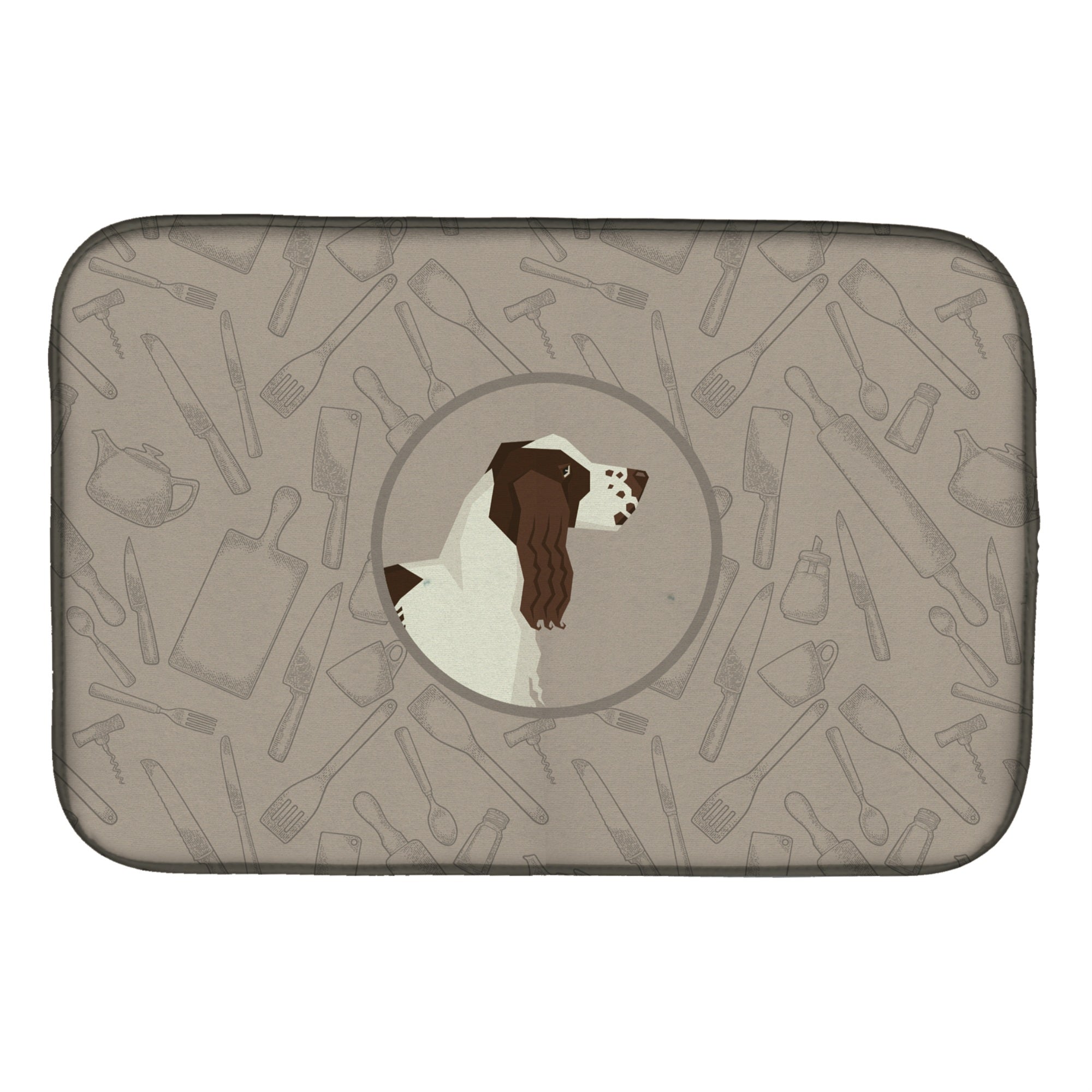 Caroline'S Treasures Ck2184Ddm English Springer Spaniel Kitchen Dish-Drying-Mats, 14X21, Multicolor