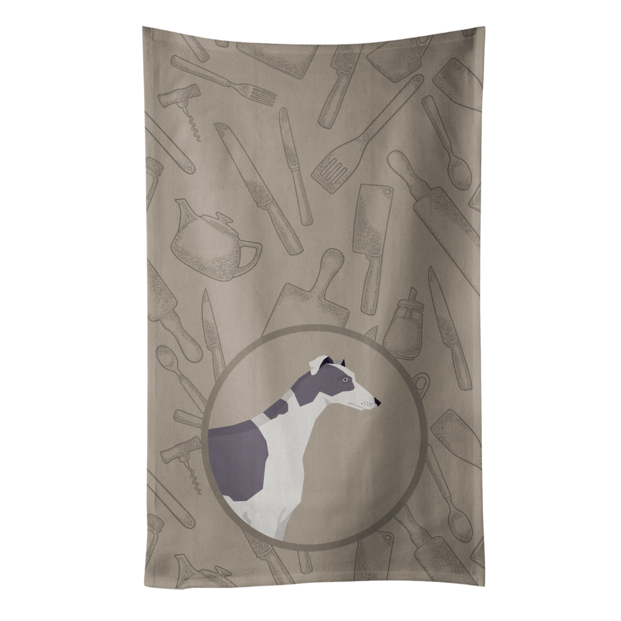 Caroline'S Treasures Ck2190Ktwl Greyhound In The Kitchen Kitchen Towel